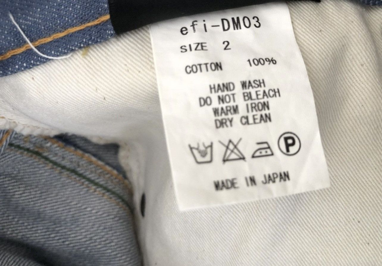 Japanese Brand Efilevol Japan Denim Jeans Size US 29 - 23 Thumbnail