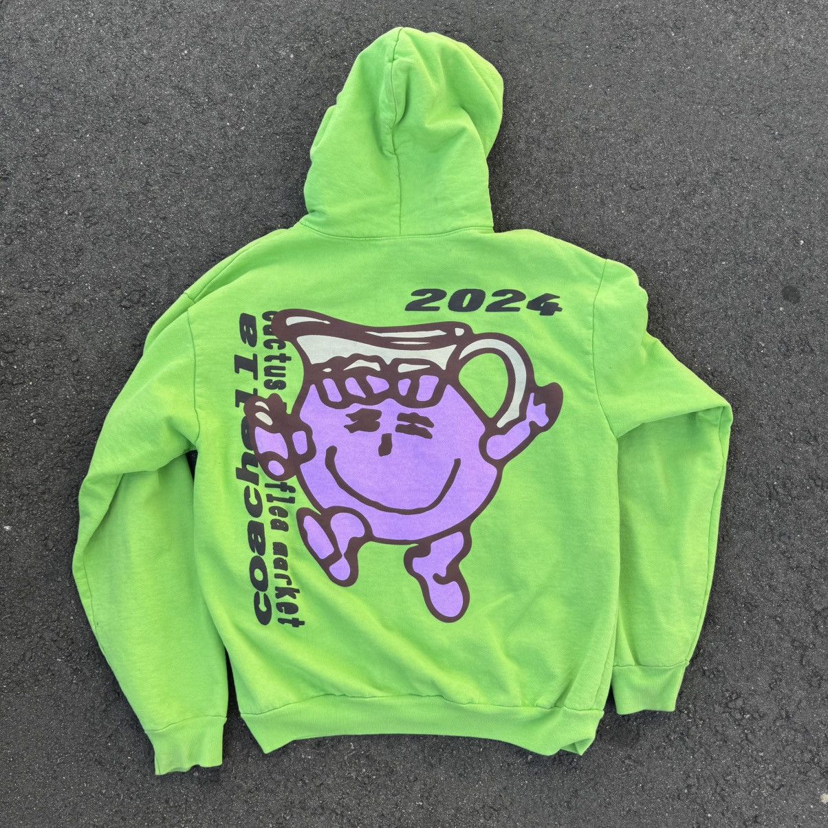 Cactus Plant Flea Market × Coachella × Lil Yachty CPFM Lil Yachty Coachella 2024 Hoodie Green Size US L / EU 52-54 / 3 - 2 Thumbnail