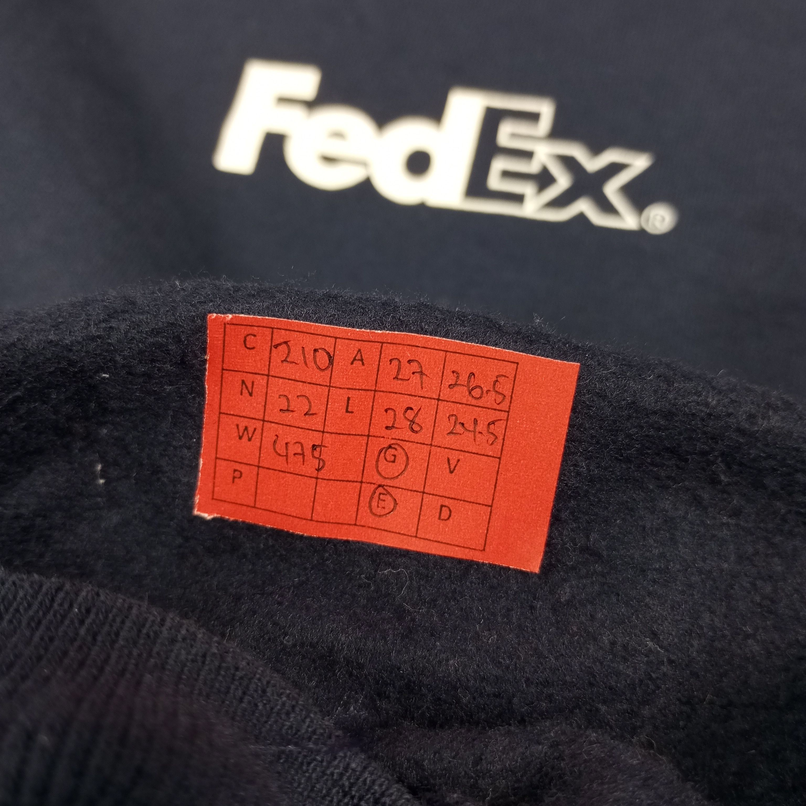 Vintage Fedex Delivery Courier Brand Promo Style Sweatshirt Size US XXL / EU 58 / 5 - 6 Thumbnail