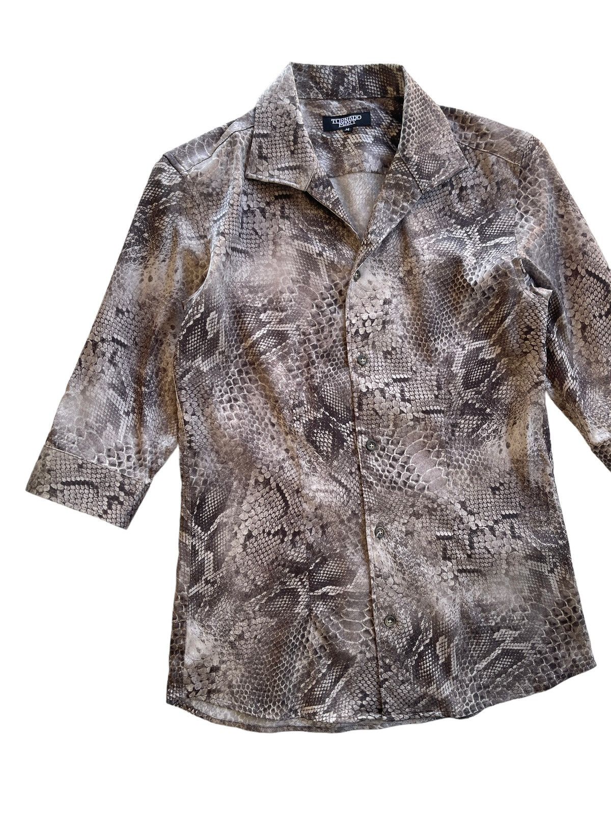 Tornado Mart Tornado Mart Japan Snake Printed Shirt Size M / US 6-8 / IT 42-44 - 6 Thumbnail