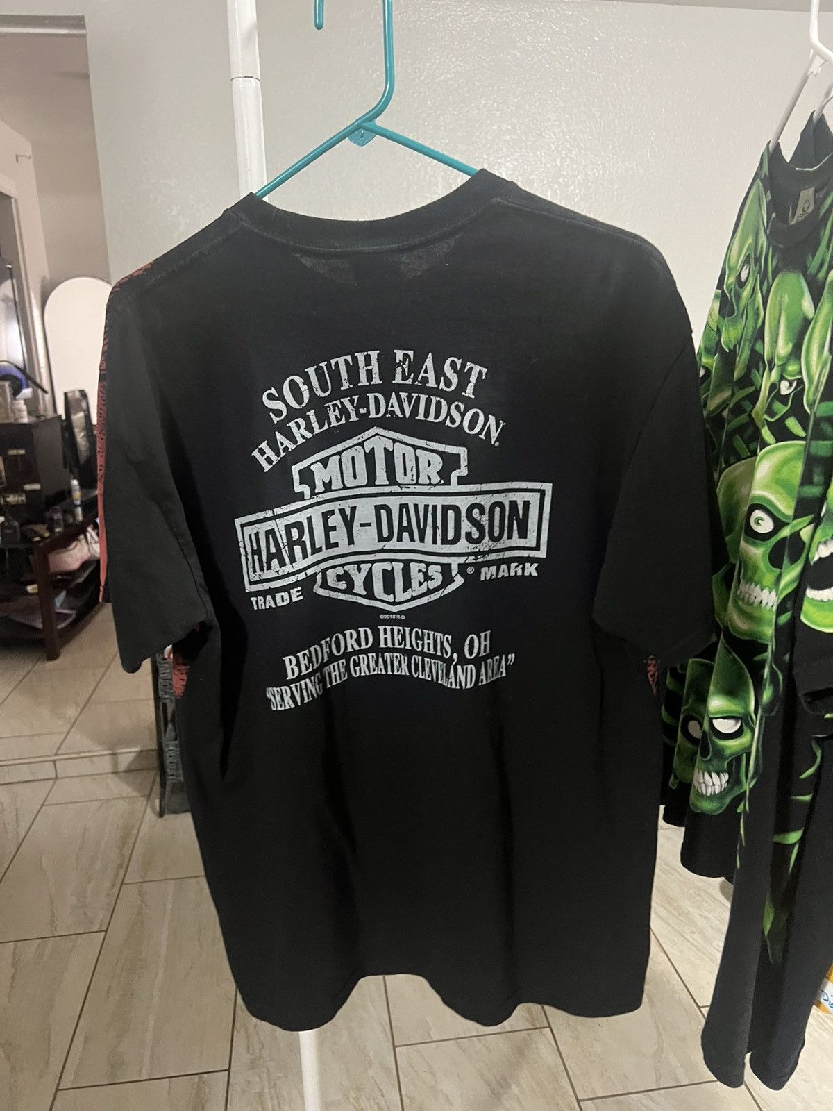 Harley Davidson Harley Davidson red and black biker graphic t shirt Size US L / EU 52-54 / 3 - 2 Thumbnail