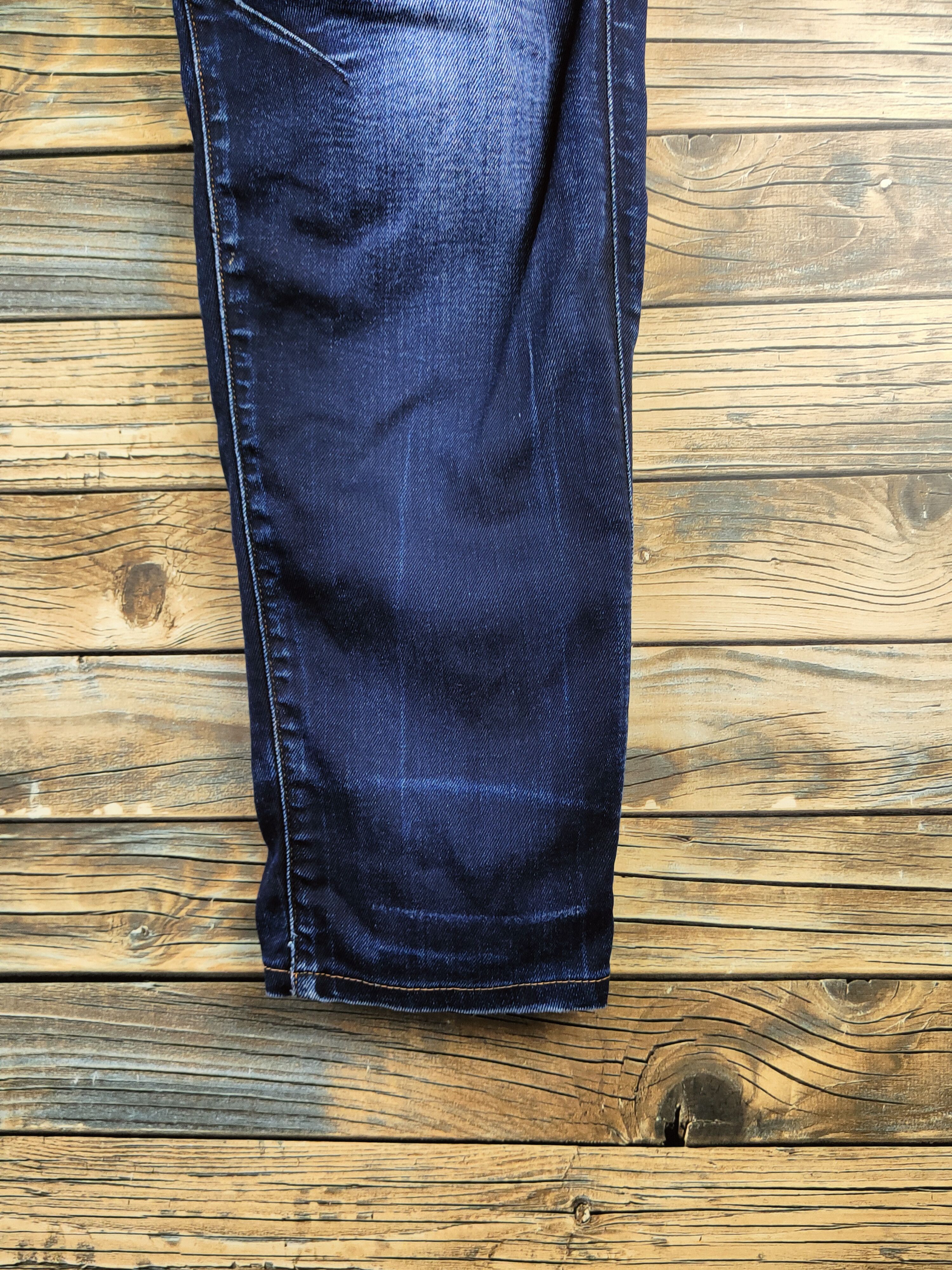 G-Star DL G-star Raw Dark Blue Distressed Ripped Jeans #S2889 Size US 33 - 8 Thumbnail