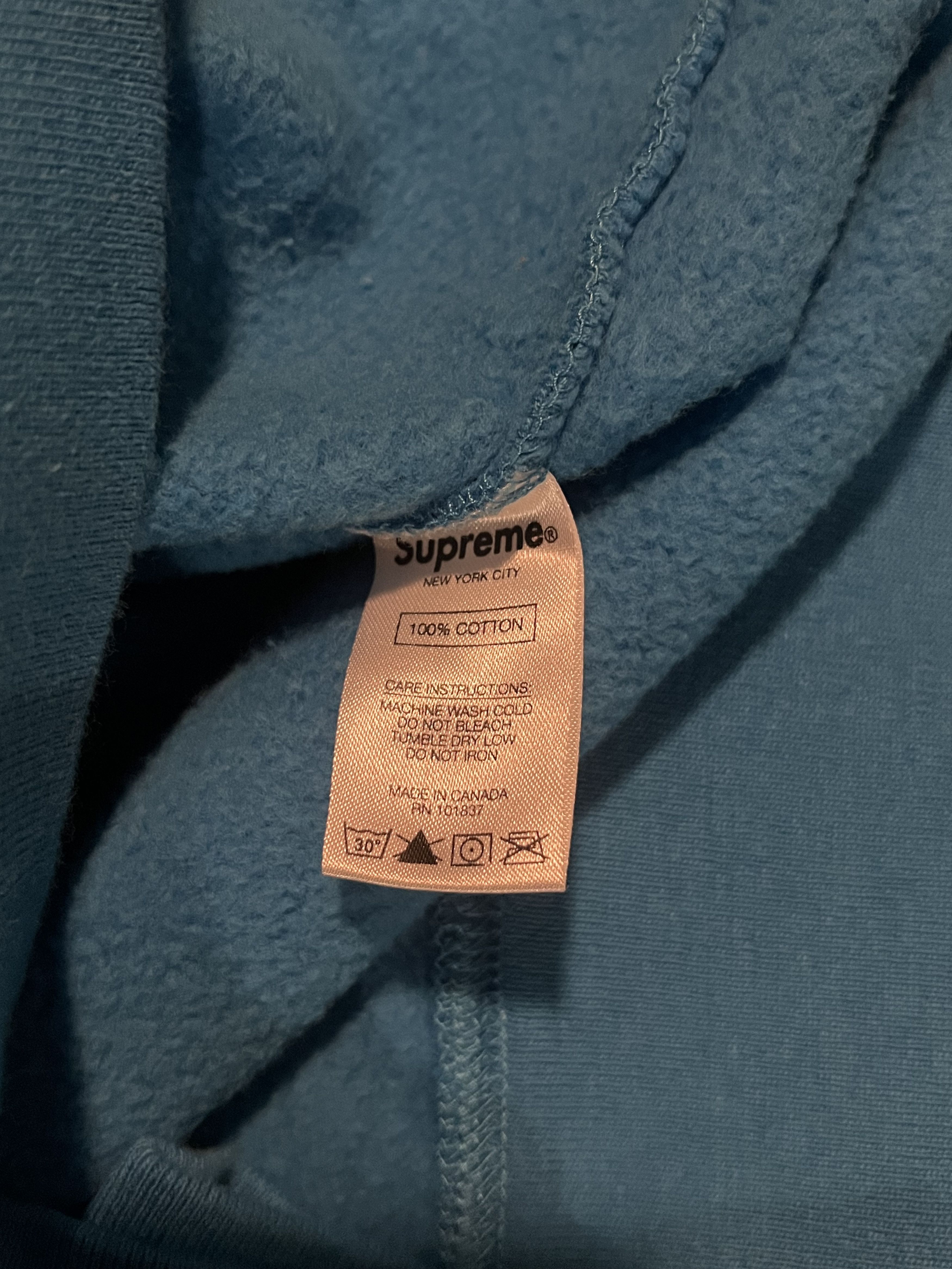 Supreme Supreme Bright Royal Cat in the Hat Hooded Sweatshirt Medium Size US M / EU 48-50 / 2 - 6 Thumbnail