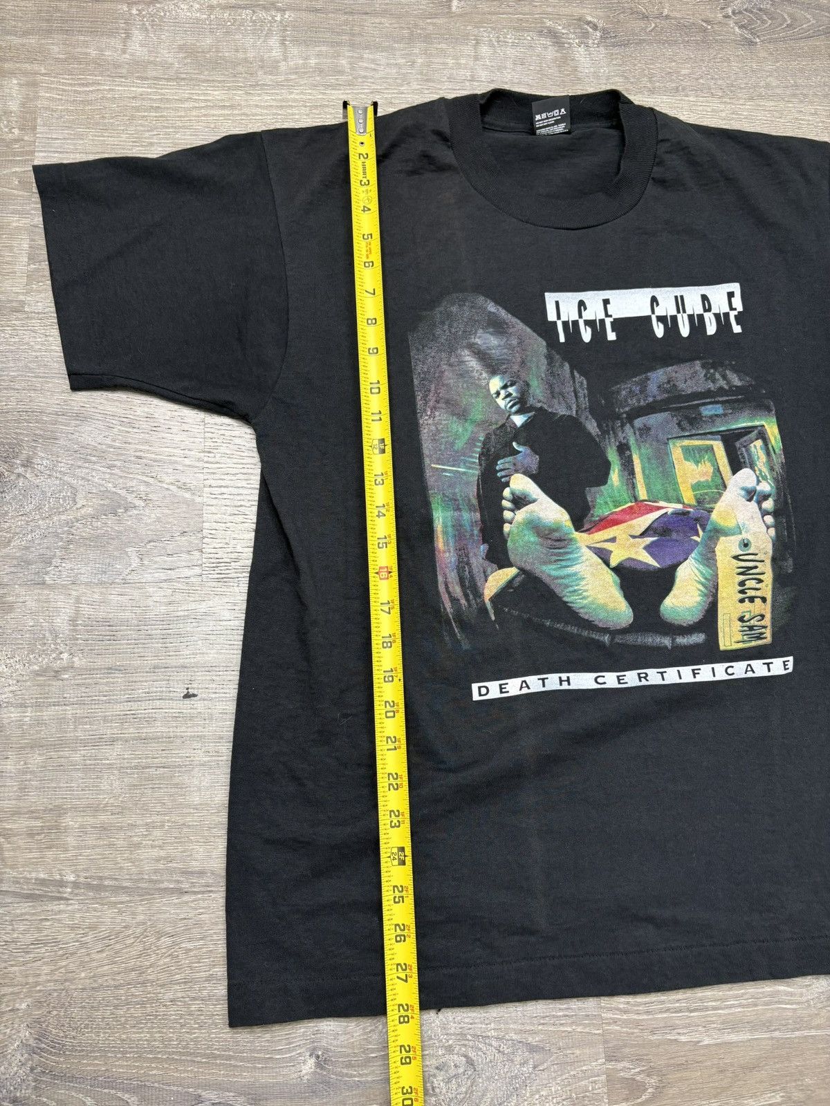 Rap Tees Vintage Ice Cube Death Certificate Album Promo T-Shirt XL Size US XL / EU 56 / 4 - 4 Thumbnail