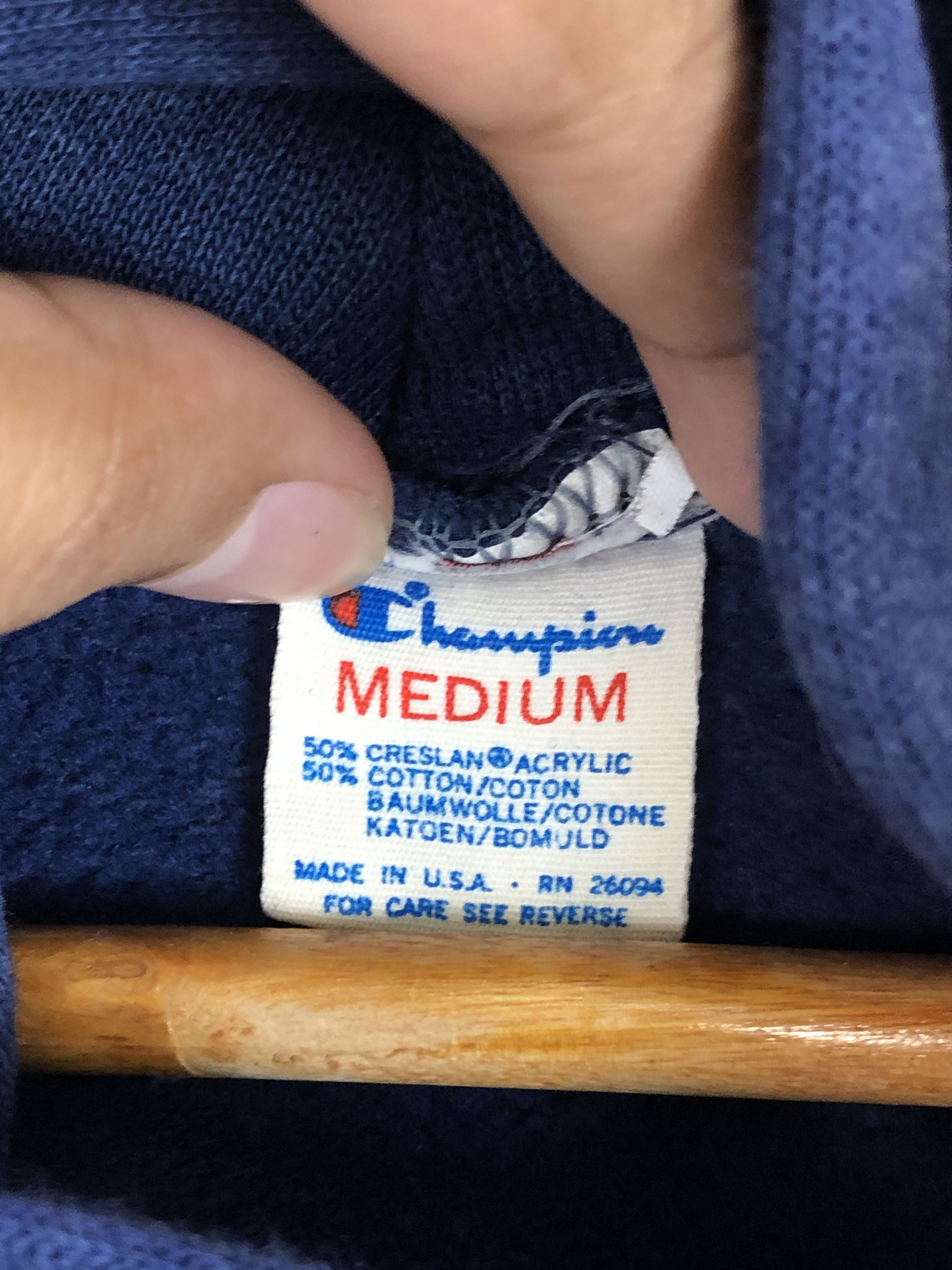 Champion × Vintage Vintage 90s Champion Newport Pullover Hoodie Jacket Size US M / EU 48-50 / 2 - 5 Thumbnail