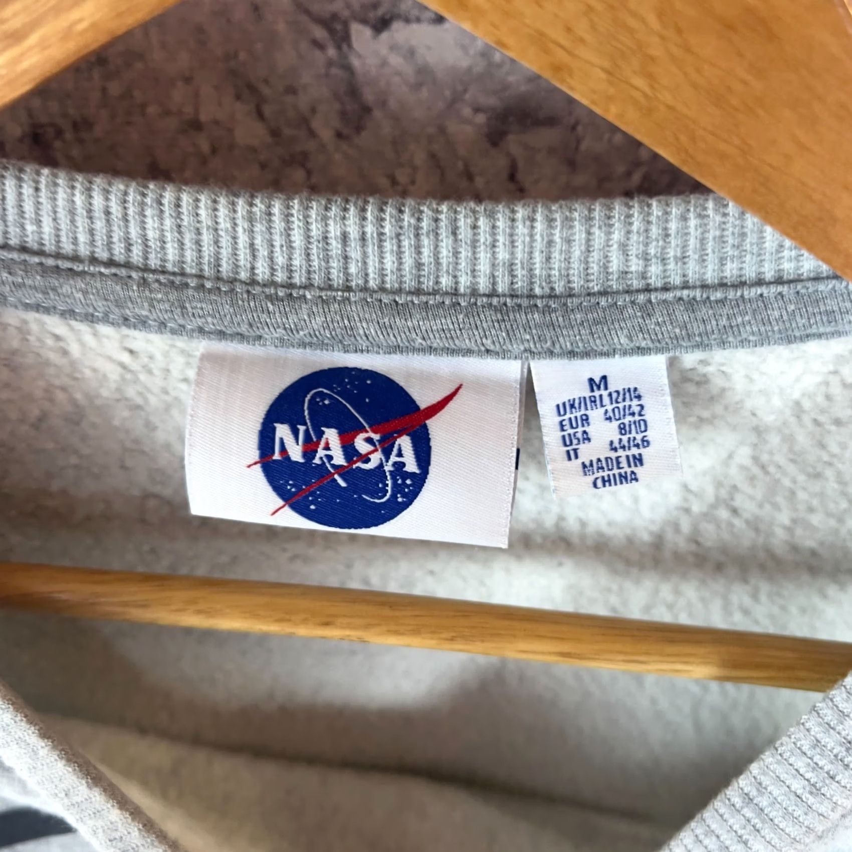 Primark VINTAGE NASA Sweatshirt Primark Gray Pullover Crewneck Space Graphic M Mens Size US M / EU 48-50 / 2 - 5 Thumbnail
