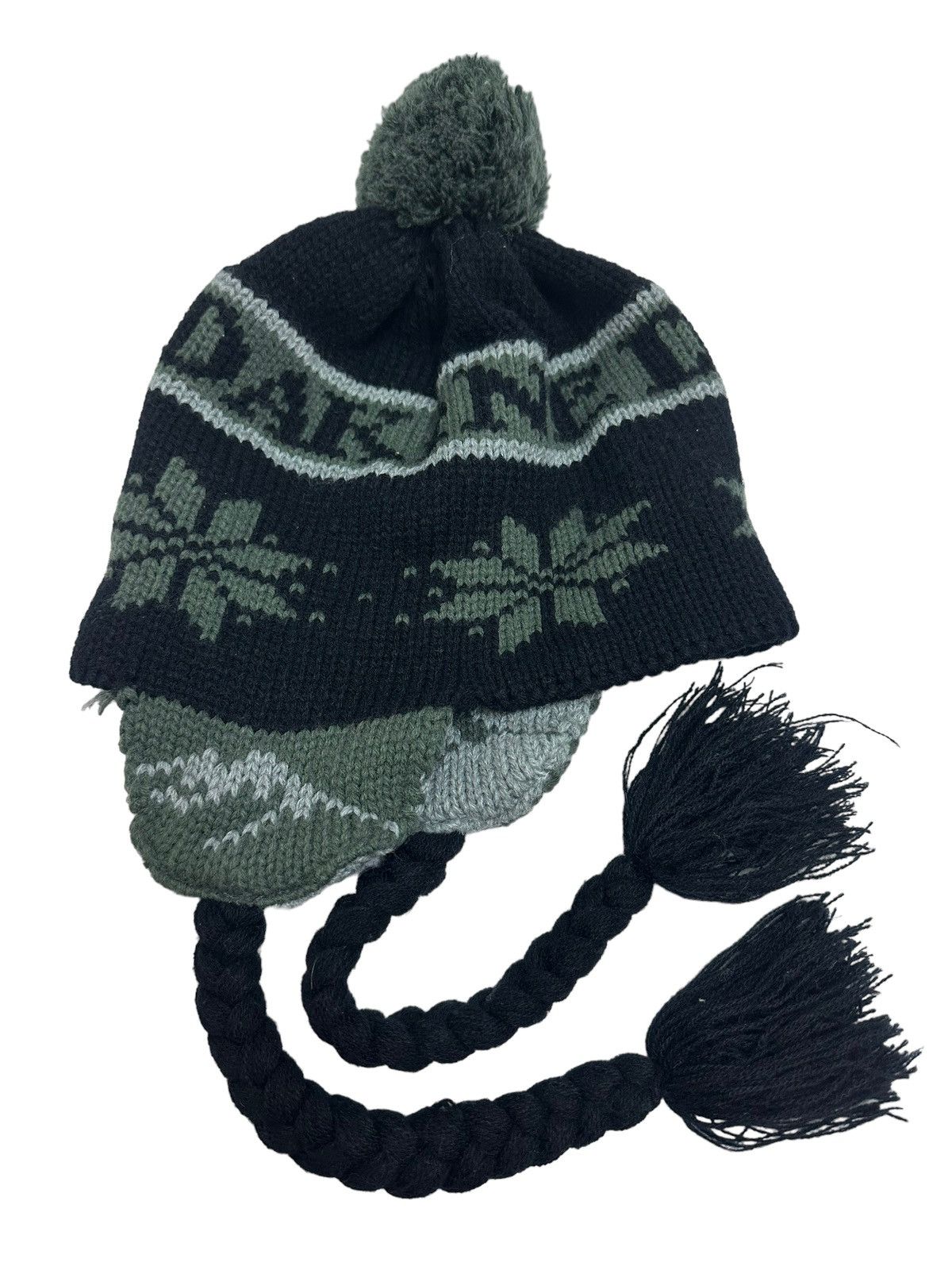 image of Dakine Ear Muf Beanie Trapper Hat in Black, Men's