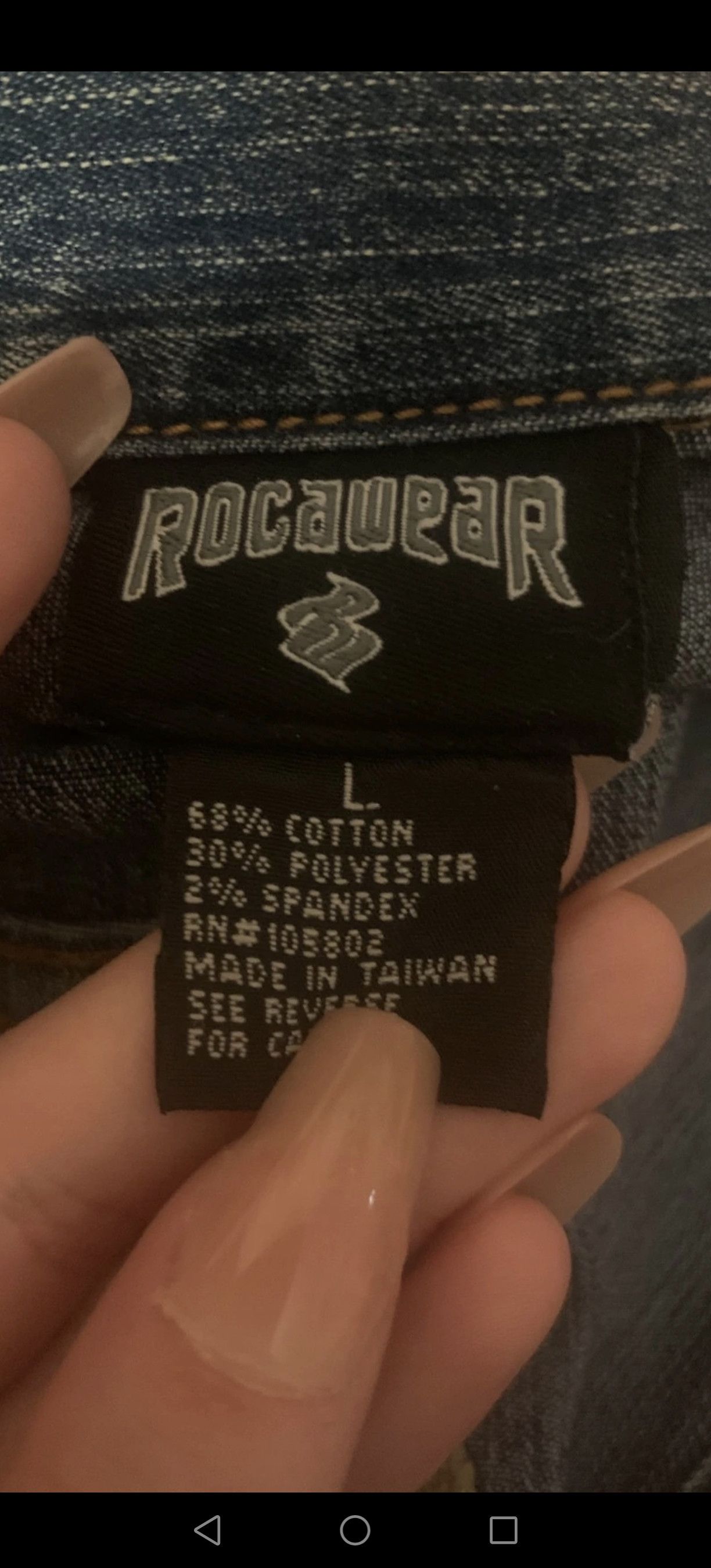 Rocawear Rare VTG Roca Wear Headquarters 99 Denim Studded Vest size L Size L / US 10 / IT 46 - 4 Thumbnail