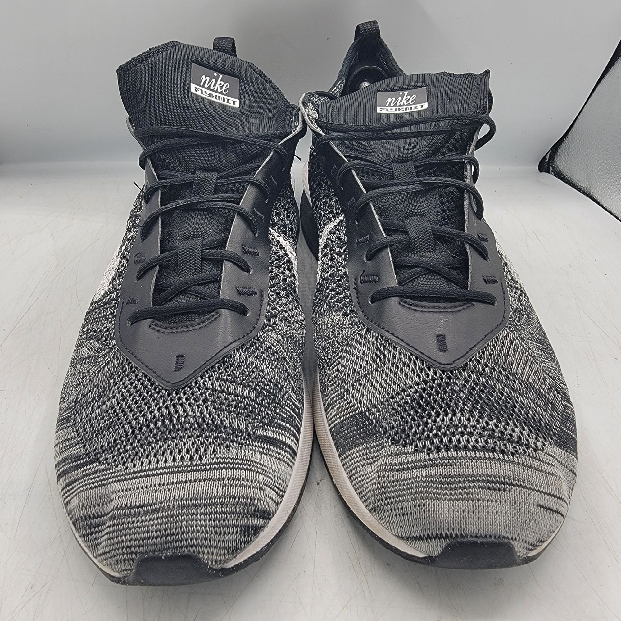Nike Nike Air Max Flyknit Racer Mens 15 Running Shoes Black White Size US 15 / EU 48 - 2 Thumbnail