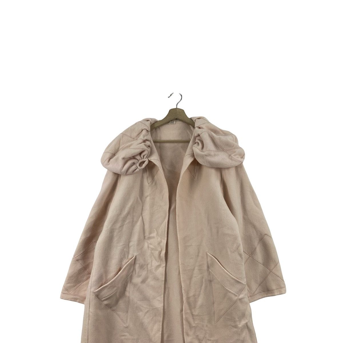 Vintage Vintage GIULIA CARLA CECCHI Hooded Coat Jacket Minimalist Size 3XL / US 20-22 - 2 Thumbnail