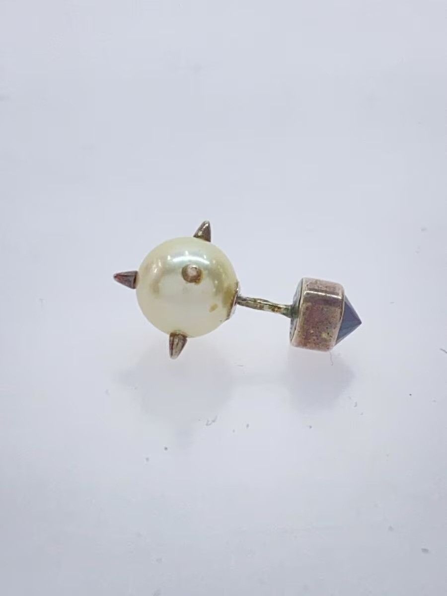 Yohji Yamamoto 925 Silver Stone Earring Size ONE SIZE - 2 Thumbnail