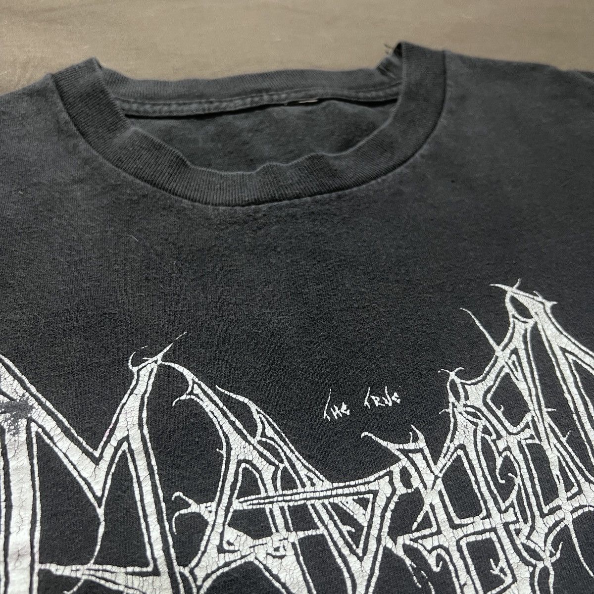 Band Tees Vintage Y2K Mayhem black metal Promo Tee XL Faded Size US XL / EU 56 / 4 - 3 Thumbnail