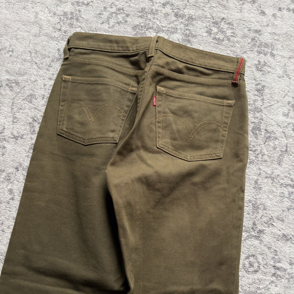 Junya Watanabe Junya Watanabe AD2003 Pink Label Green Denim Jeans | S Size US 28 / EU 44 - 8 Thumbnail