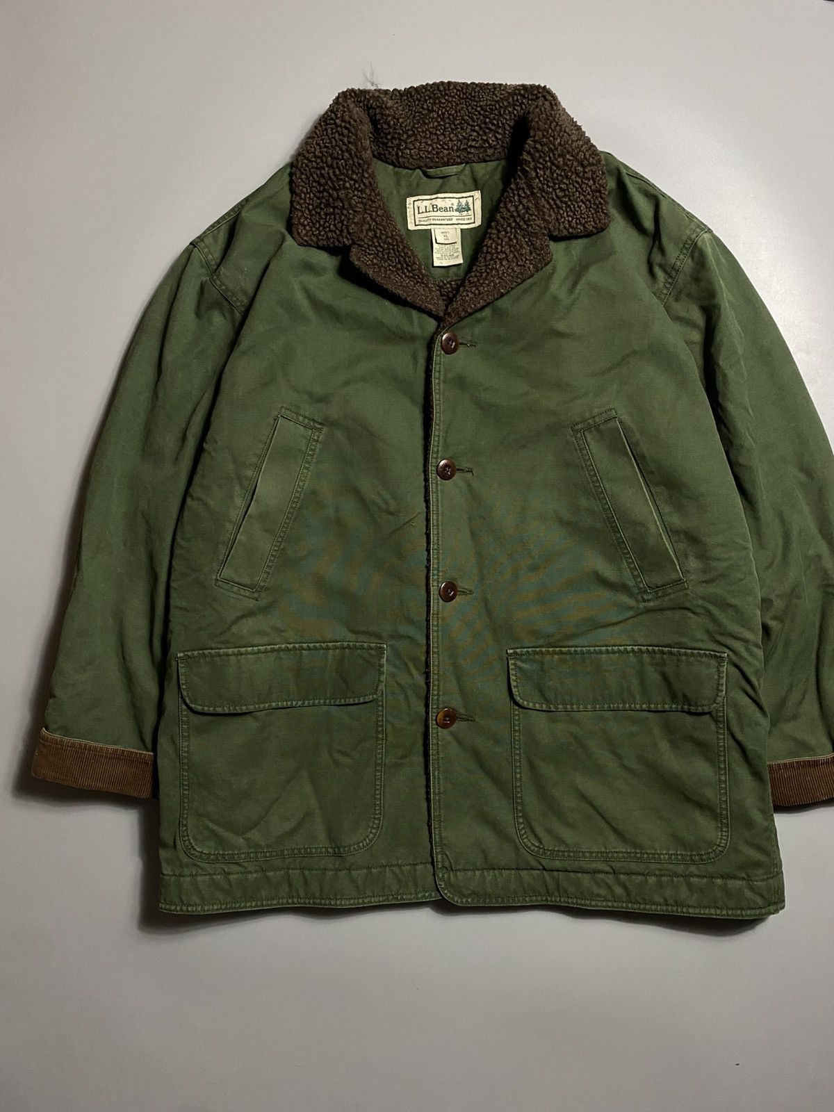 L.L. Bean L.L.Bean real sheepskin hunting jacket vintage USA Size US XL / EU 56 / 4 - 1 Thumbnail