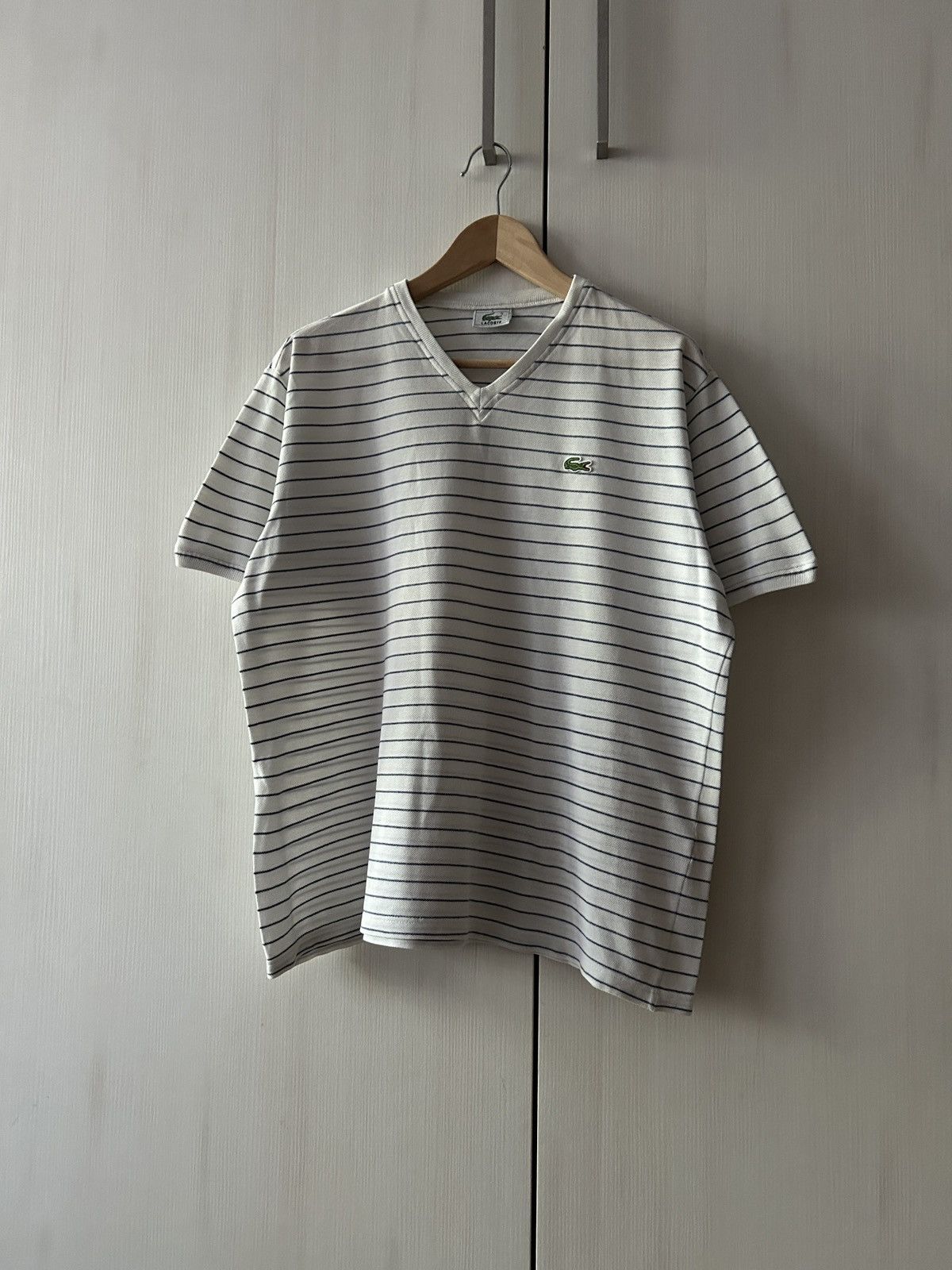 Lacoste × Vintage Vintage Lacoste tennis striped shirts mens Size US M / EU 48-50 / 2 - 1 Thumbnail
