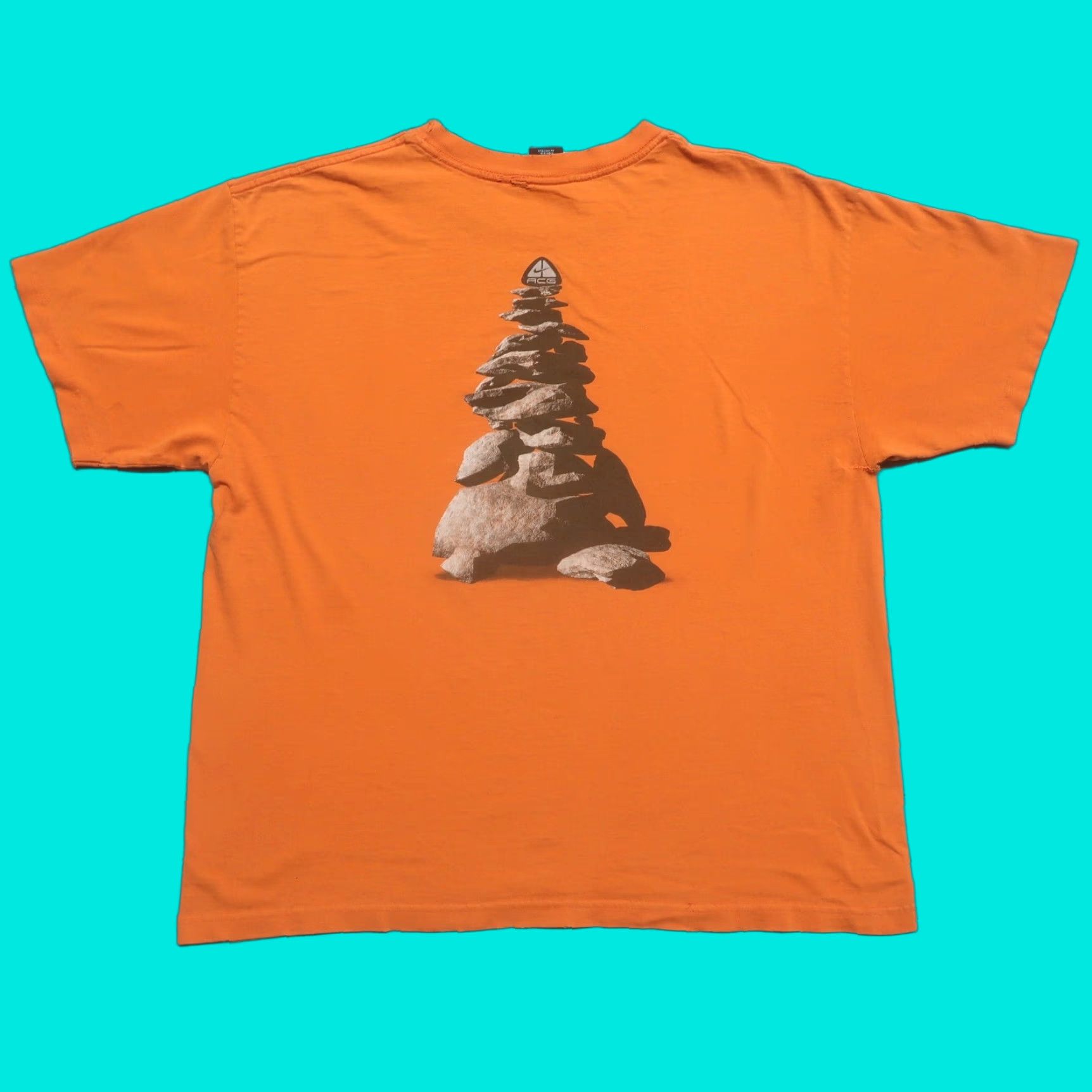 Nike ACG VINTAGE Nike ACG Shirt Mens XL Burnt Orange Rock Formation Size US XL / EU 56 / 4 - 1 Thumbnail