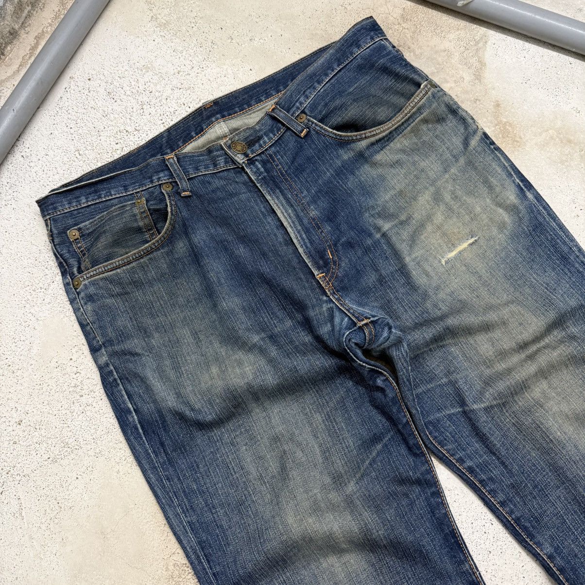 Edwin Vintage Y2K Edwin 503 Distressed Muddy Denim Pants Size US 36 / EU 52 - 4 Thumbnail