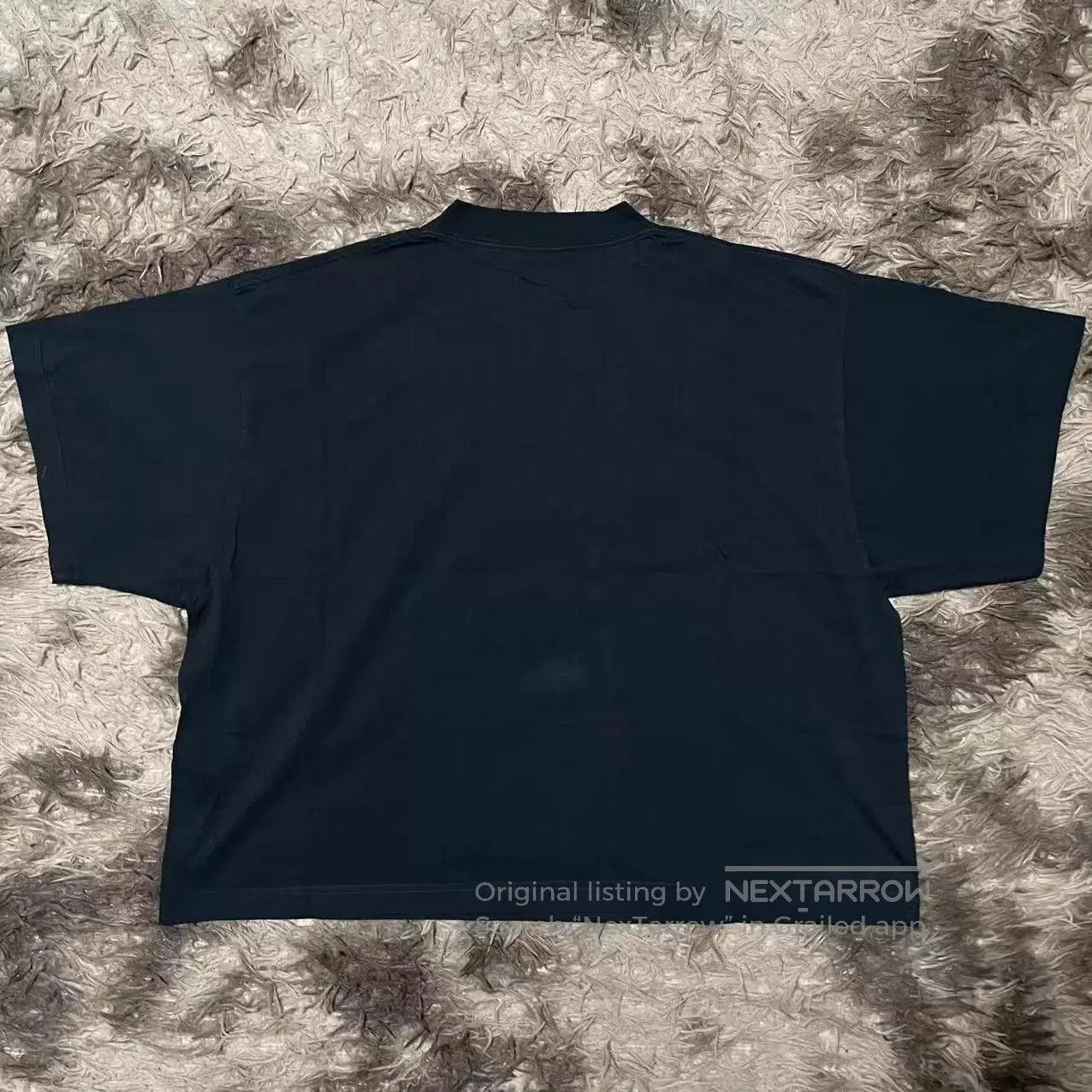 Balenciaga Black Short-Sleeve Oversized T-Shirt. Size US M / EU 48-50 / 2 - 2 Thumbnail
