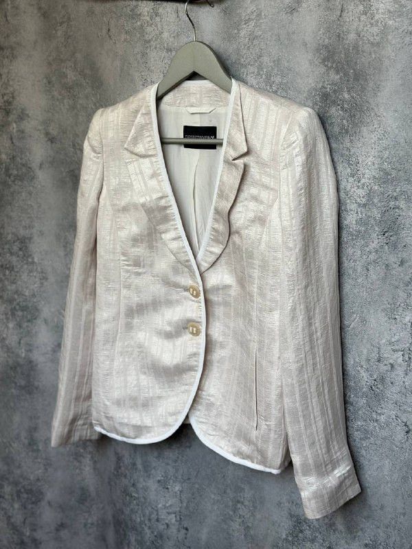 Emporio Armani RRP $900 Emporio Armani Fitted Single-Breasted Blazer Size M / US 6-8 / IT 42-44 - 1 Thumbnail