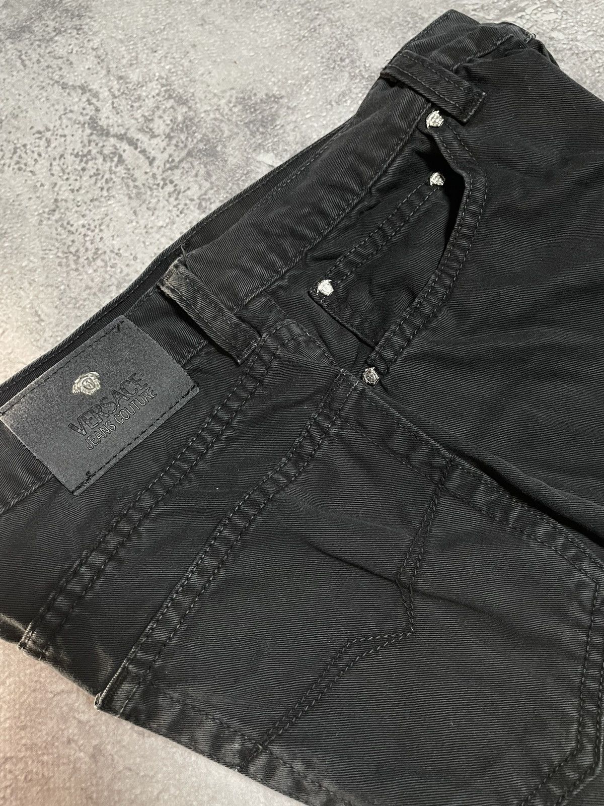 Versace × Versace Jeans Couture P1 Versace Vintage high rise Jeans Couture Size US 28 / EU 44 - 2 Thumbnail