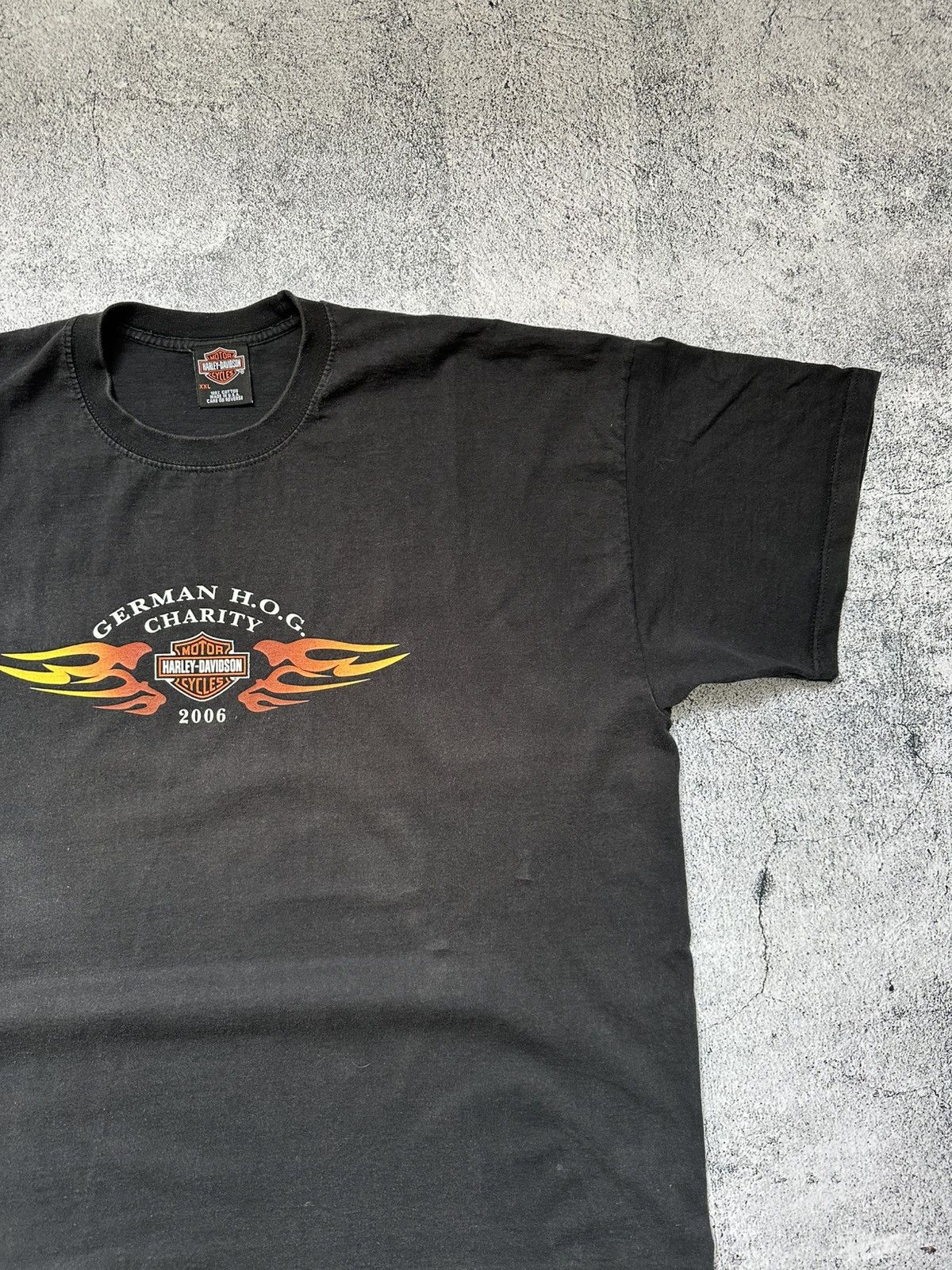 Harley Davidson Made in USA Harley Davidson T-shirt 2006 German Charity Size US XXL / EU 58 / 5 - 3 Thumbnail