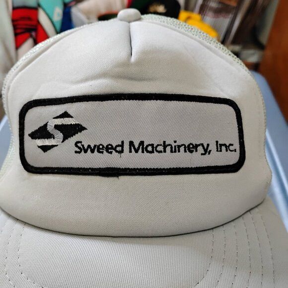 Other Vintage Sweed Machinery Patch Snap Trucker Hat Cap Size ONE SIZE - 2 Thumbnail