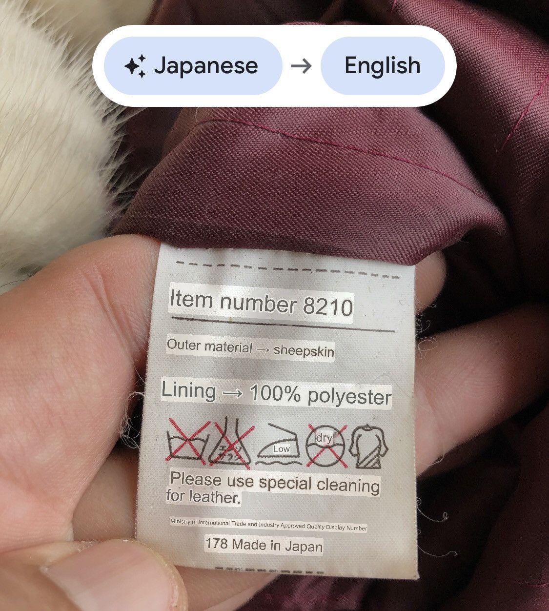 Japanese Brand Vintage Wolf Fur Leather Sheepskin Coat Jacket Size M / US 6-8 / IT 42-44 - 21 Thumbnail