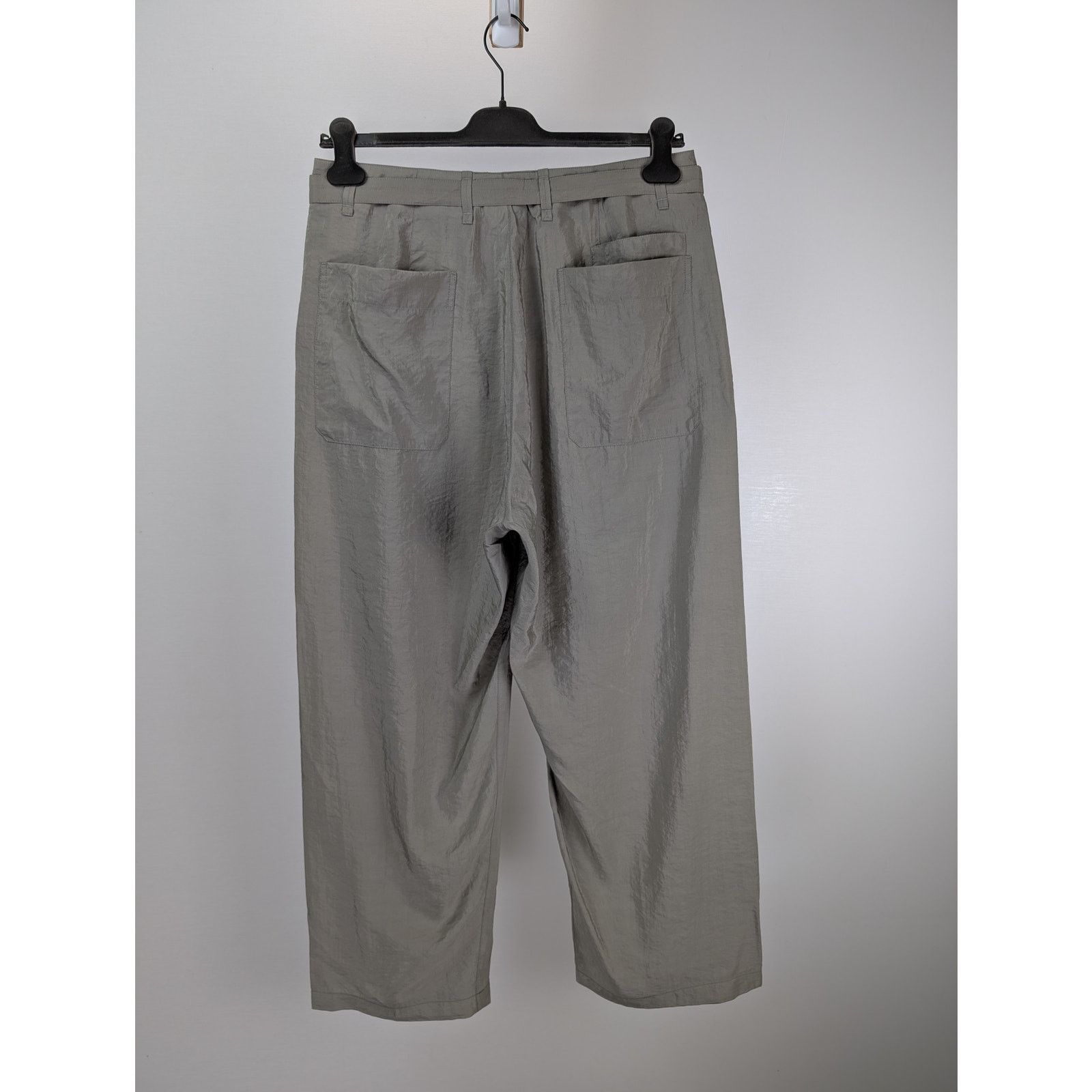 Lemaire o1rshd1 CC20 Seamless Belted Pants in Light Misty Grey Size US 34 / EU 50 - 9 Thumbnail