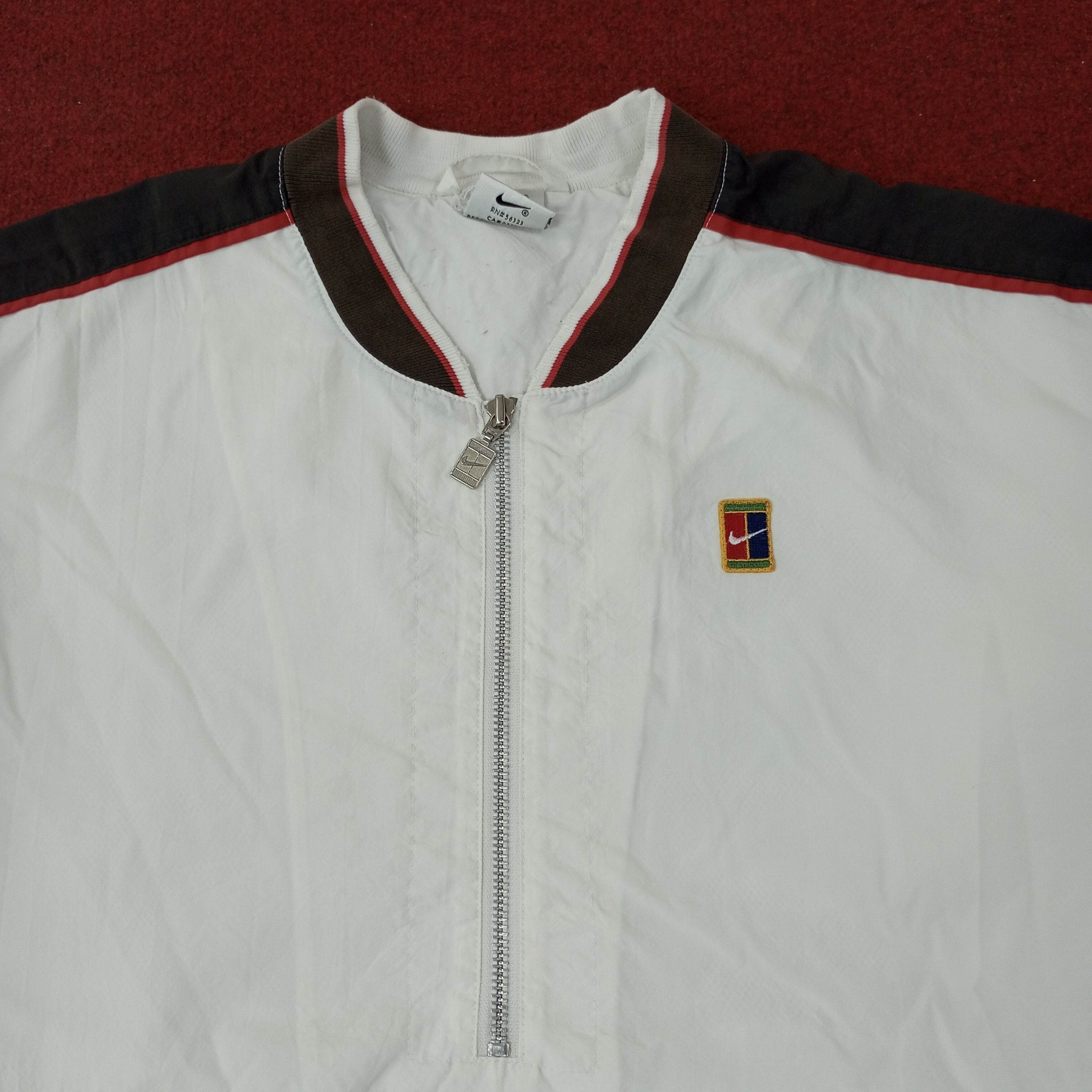 Nike Nike Court Half Zipper Windbreaker Jacket c254n7 Size US L / EU 52-54 / 3 - 2 Thumbnail