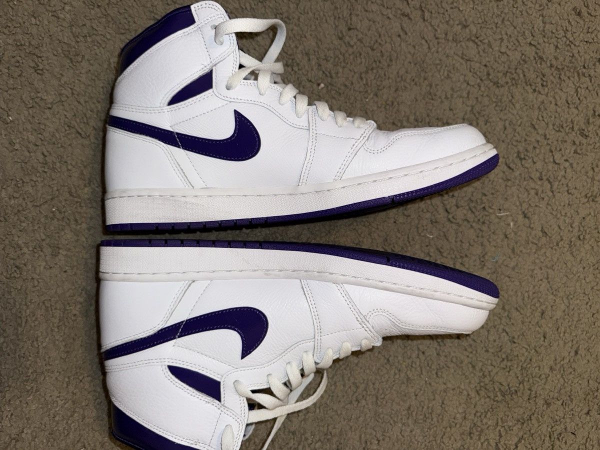Jordan Brand × Nike Jordan 1 High Court Purple Size US 10.5 / EU 43-44 - 11 Thumbnail