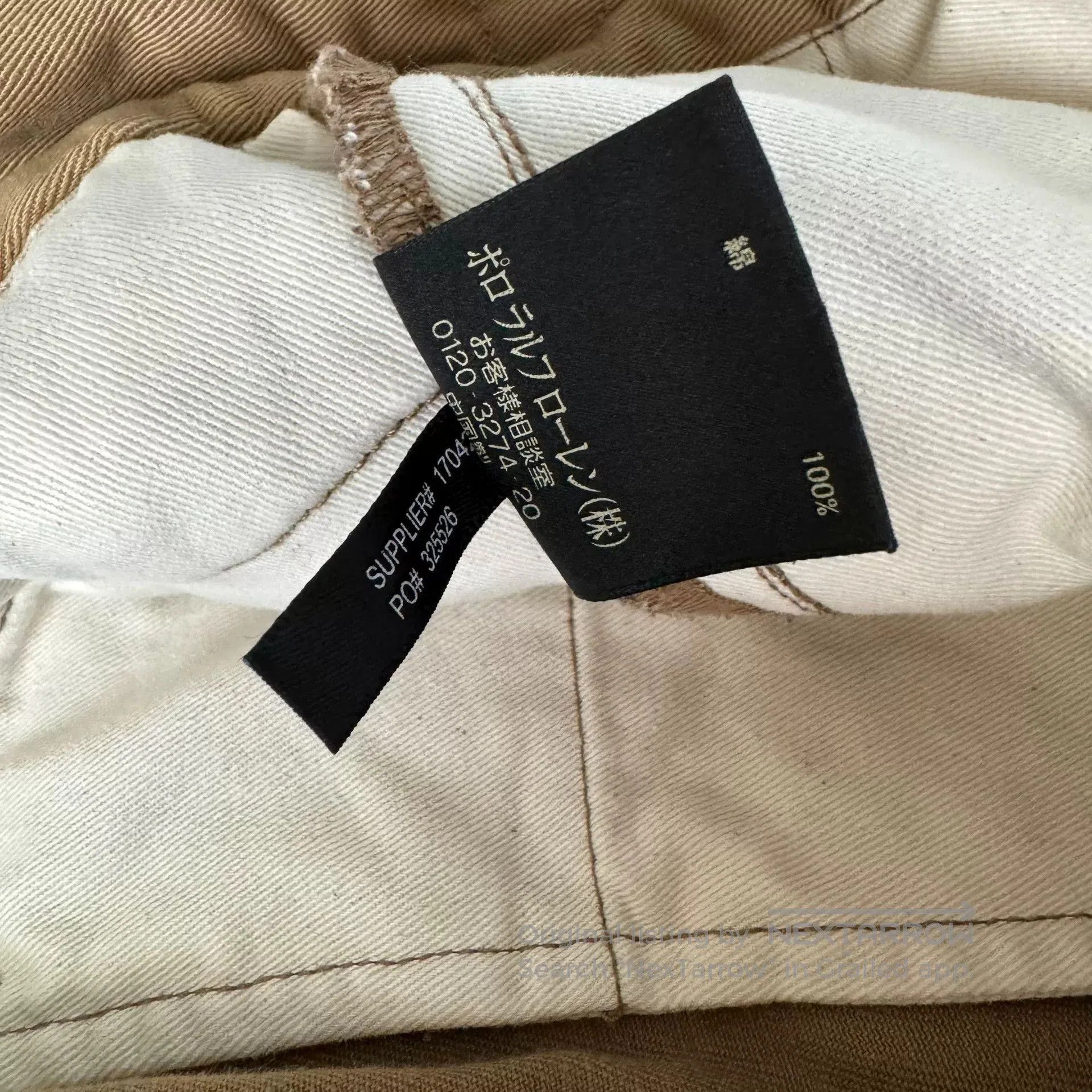 RRL Ralph Lauren RRL Ralph Lauren Double RL Khaki Military Pants. Size US 29 - 6 Thumbnail
