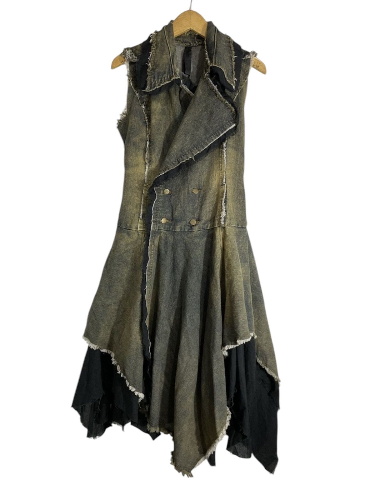 Japanese Brand Vintage Rare Distressed Dress goa mudmax ifsix style Size S / US 4 / IT 40 - 1 Thumbnail