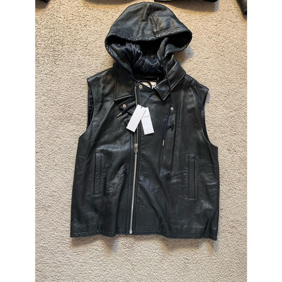Helmut Lang HELMUT LANG BUILD OUT MOTORCYCLE LEATHER JACKET Size US XL / EU 56 / 4 - 4 Thumbnail