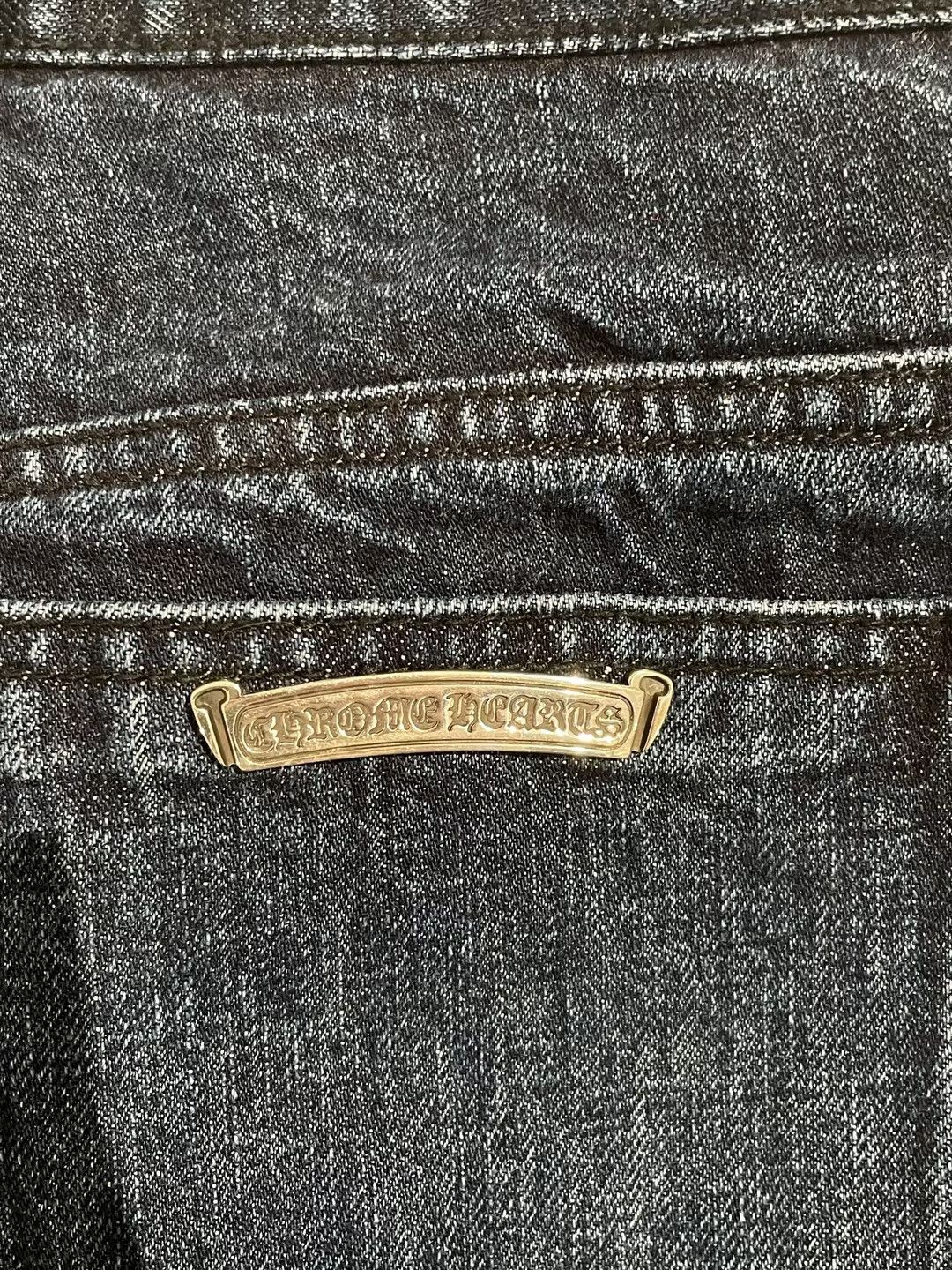Chrome Hearts Chrome Hearts Levi's 501 Black & White Cross Flame Jeans Size US 32 / EU 48 - 8 Thumbnail