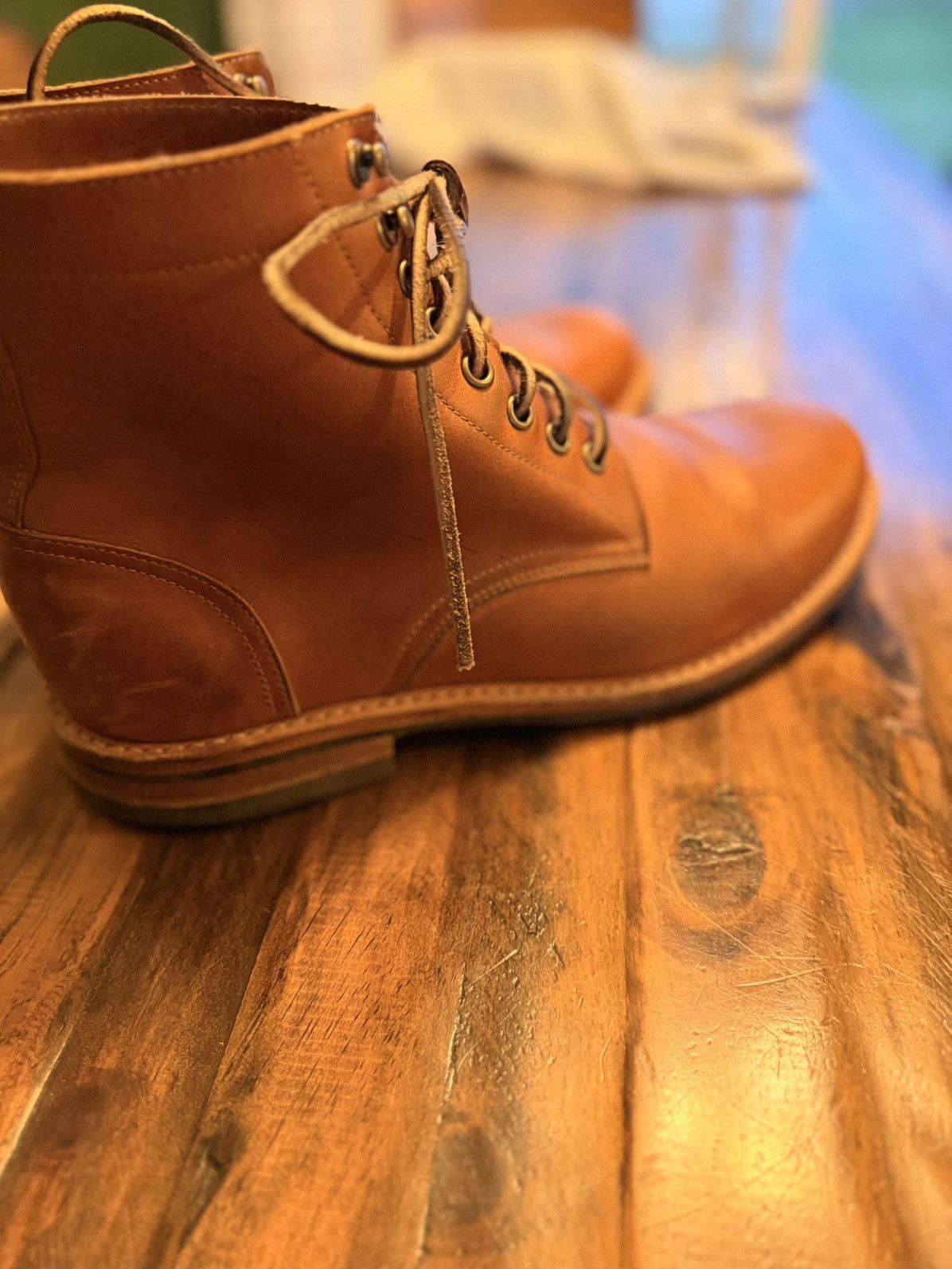 Oak Street Bootmakers Oak Street Bootmakers British Tan Domane Leather Size US 9.5 / EU 42-43 - 2 Thumbnail