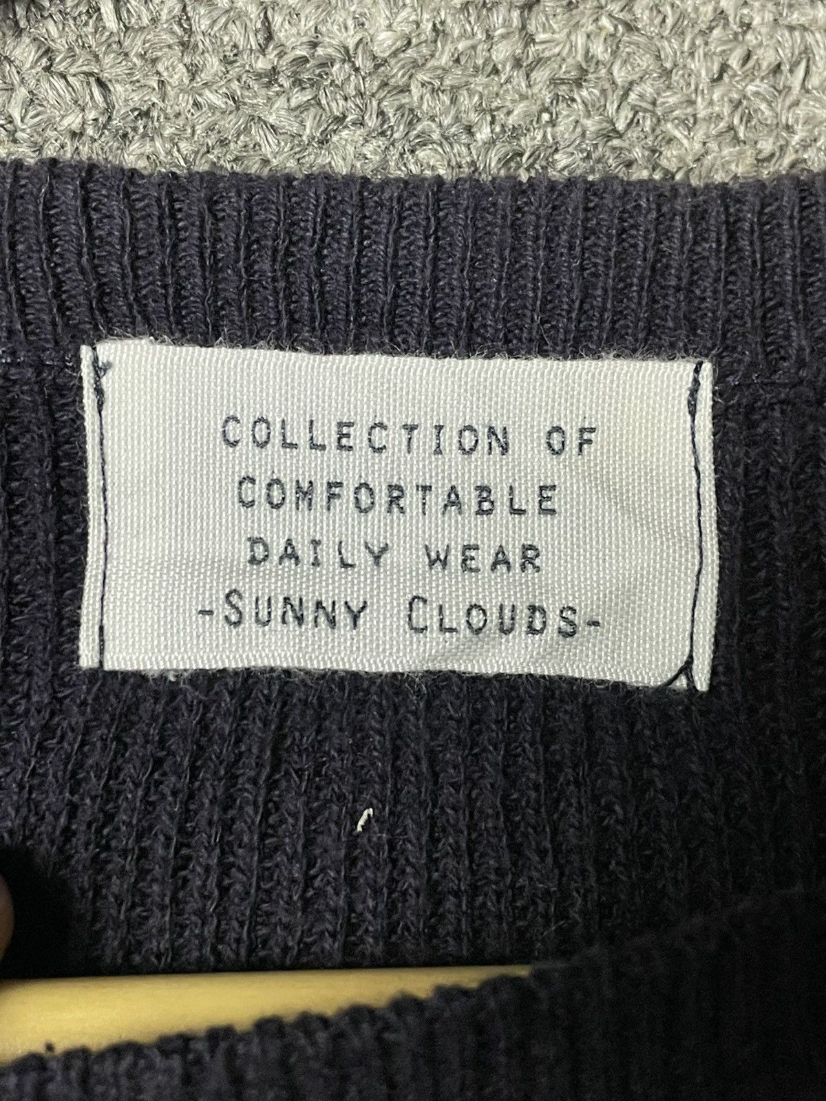 Designer × Japanese Brand × Vintage Sunny Clouds Open Side Knitted Vest Two Piece Shirt(44) Size L / US 10 / IT 46 - 5 Thumbnail