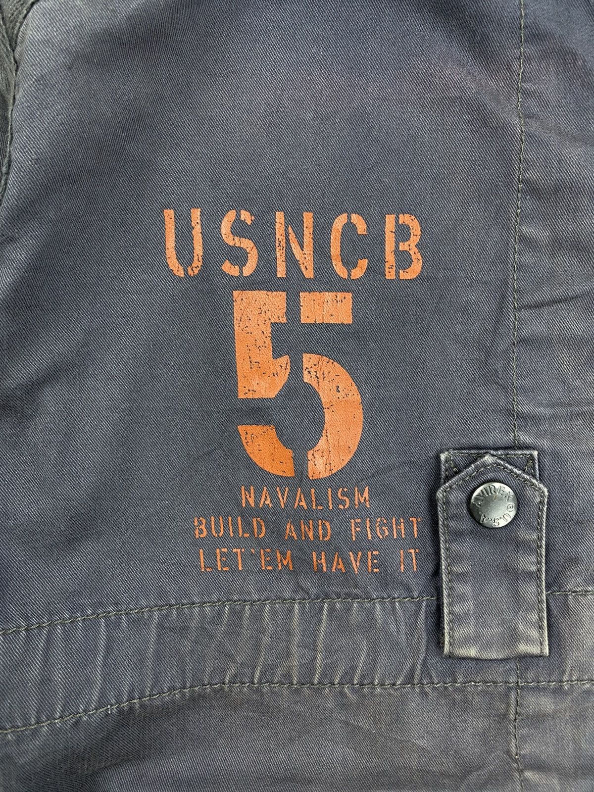 Avirex Vintage Avirex USNCB Navalism Zipper Jacket Size US M / EU 48-50 / 2 - 10 Thumbnail