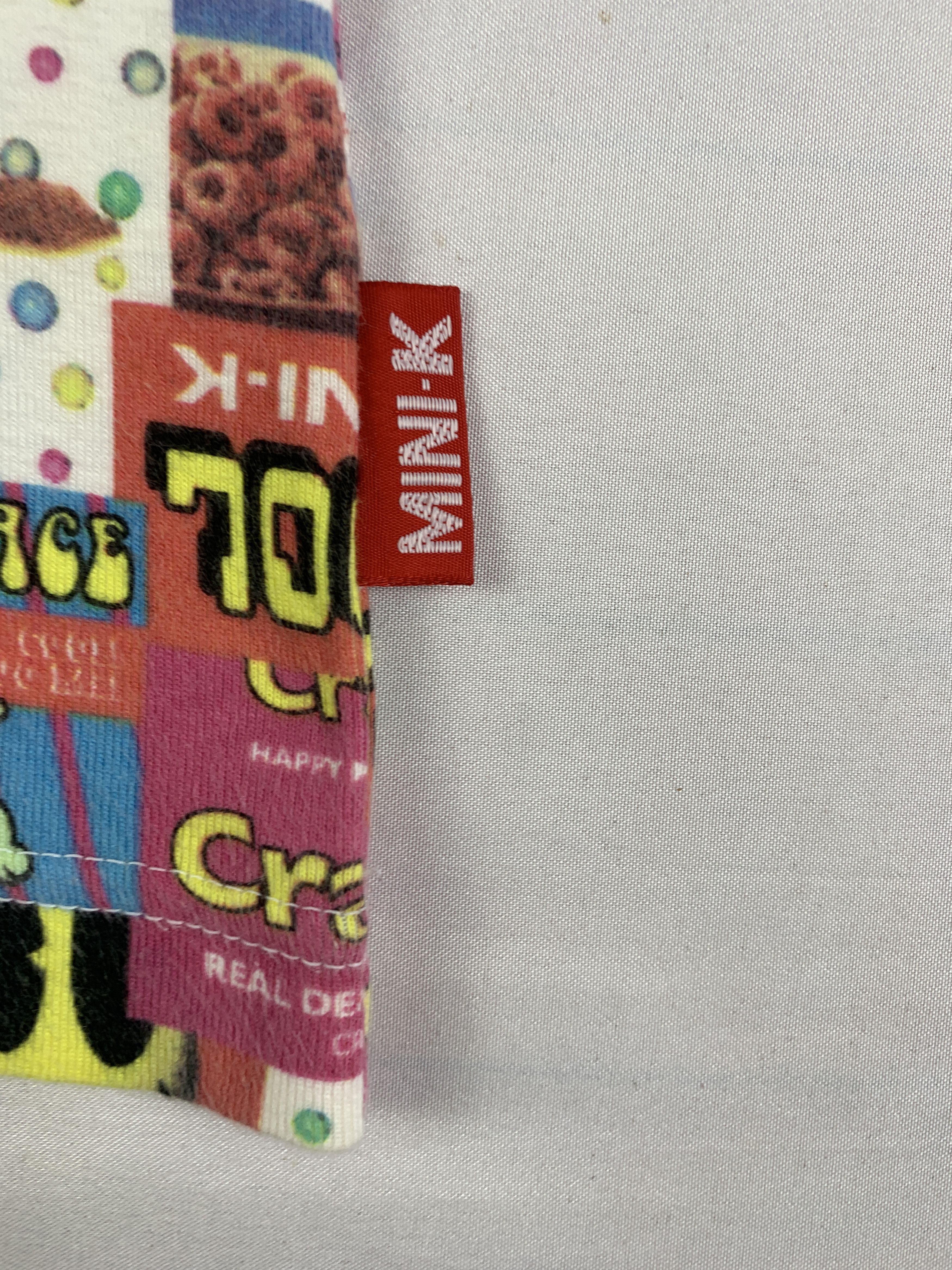 Angel Blue Mini-K Japan Candy Ringer Baby Tank Top (XS) Size XS / US 0-2 / IT 36-38 - 7 Thumbnail