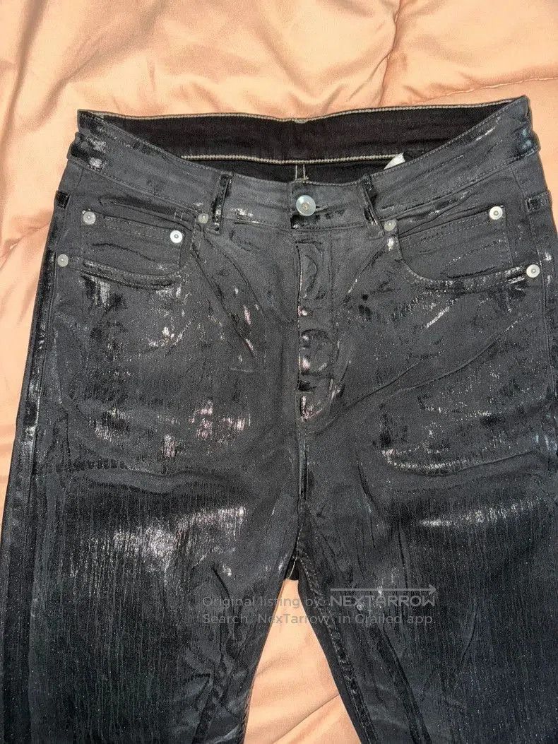 Rick Owens Drkshdw Rick Owens DRKSHDW Detroit Wax Pants. Size US 28 / EU 44 - 3 Thumbnail