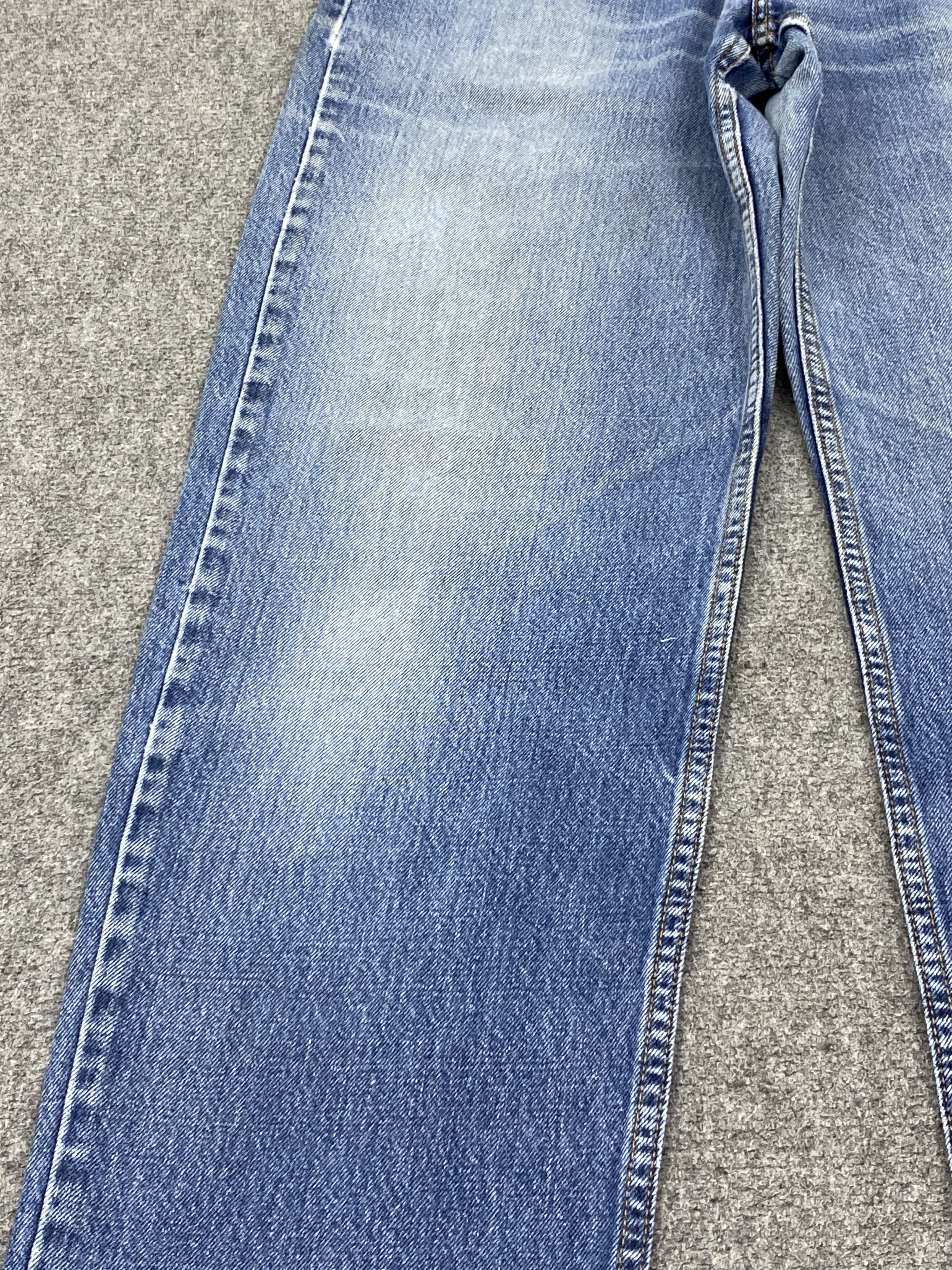 Levi's Vintage 90s Levis 550 Relaxed Fit Faded Blue Jeans DP2716 Size US 32 / EU 48 - 11 Thumbnail