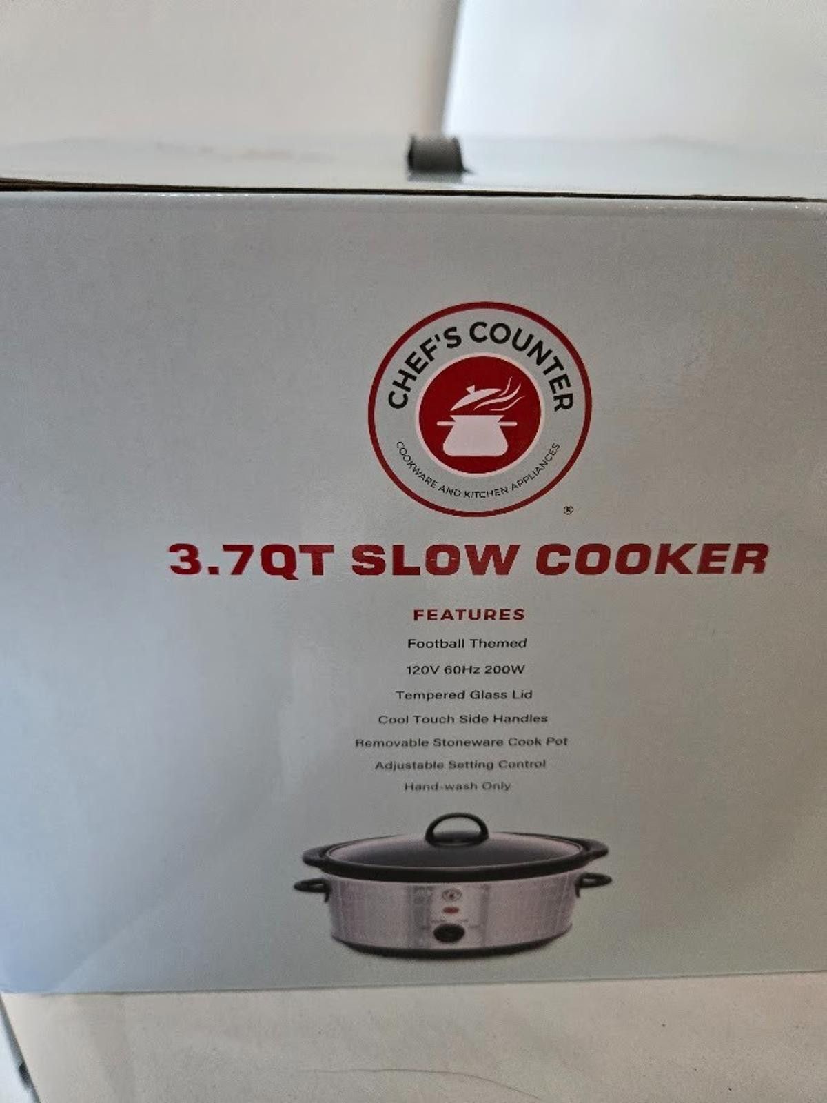 Other Chef's Counter Slow Cooker Crock Pot 3.7 Qt NEW in Box Size ONE SIZE - 4 Thumbnail