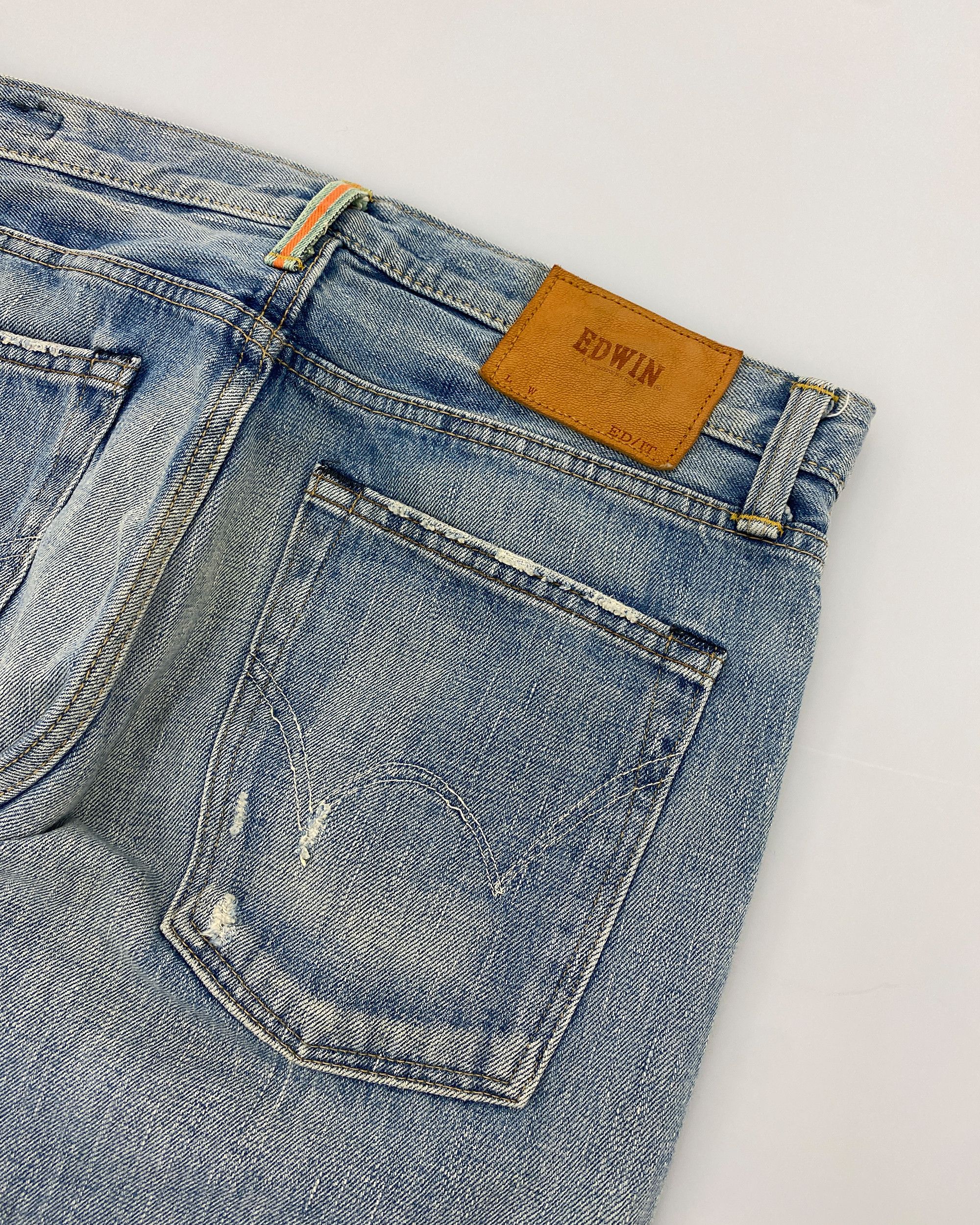 Edwin 1990s Selvedge Denim Faded Size US 29 - 12 Thumbnail
