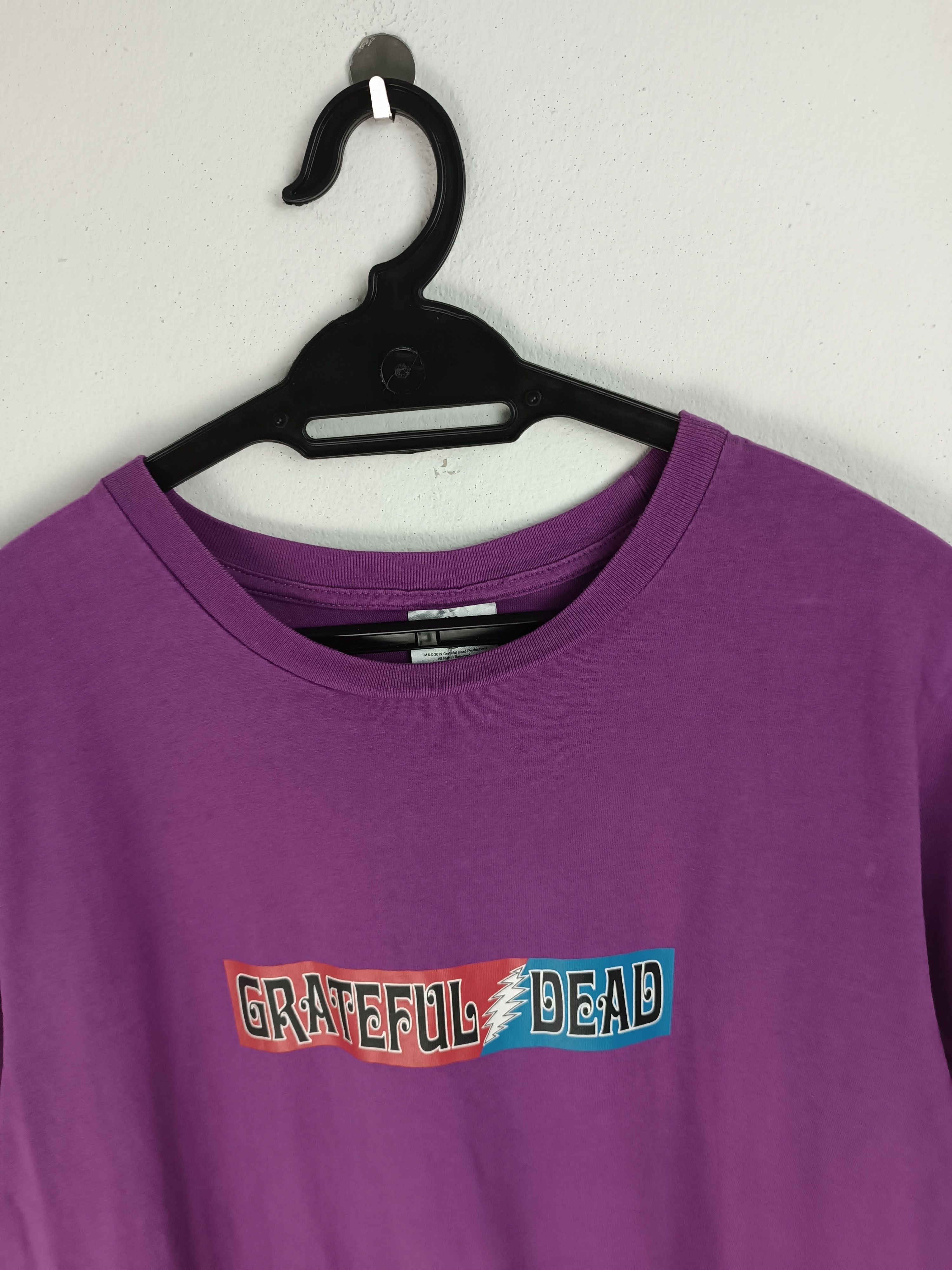 Grateful Dead VINTAGE GRATEFUL DEAD BOX LOGO CRAZY BACKHIT TEE Size US M / EU 48-50 / 2 - 7 Thumbnail
