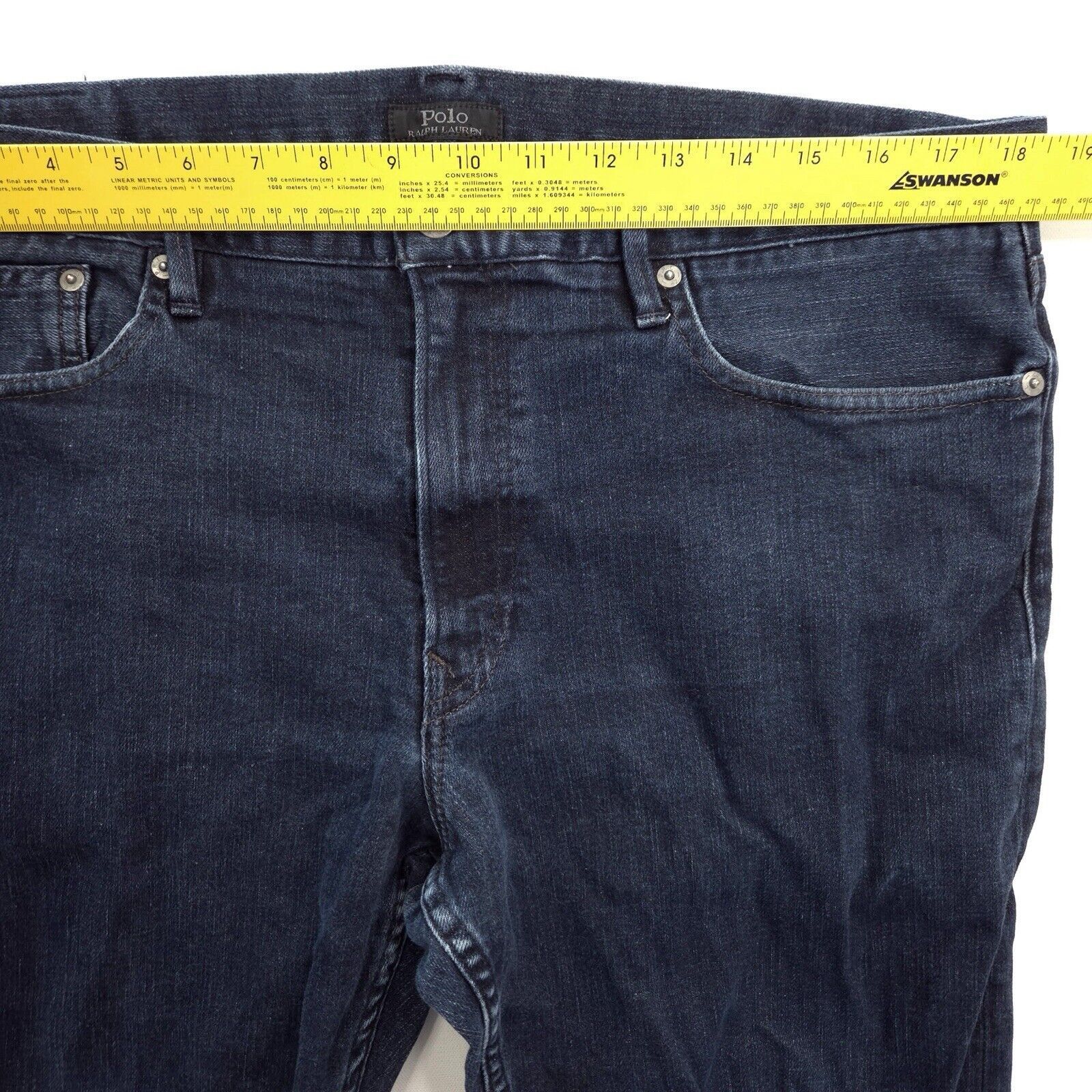 Polo Ralph Lauren Polo Ralph Lauren The Prospect Jeans Mens 36x32 Dark Wash Size US 36 / EU 52 - 5 Thumbnail