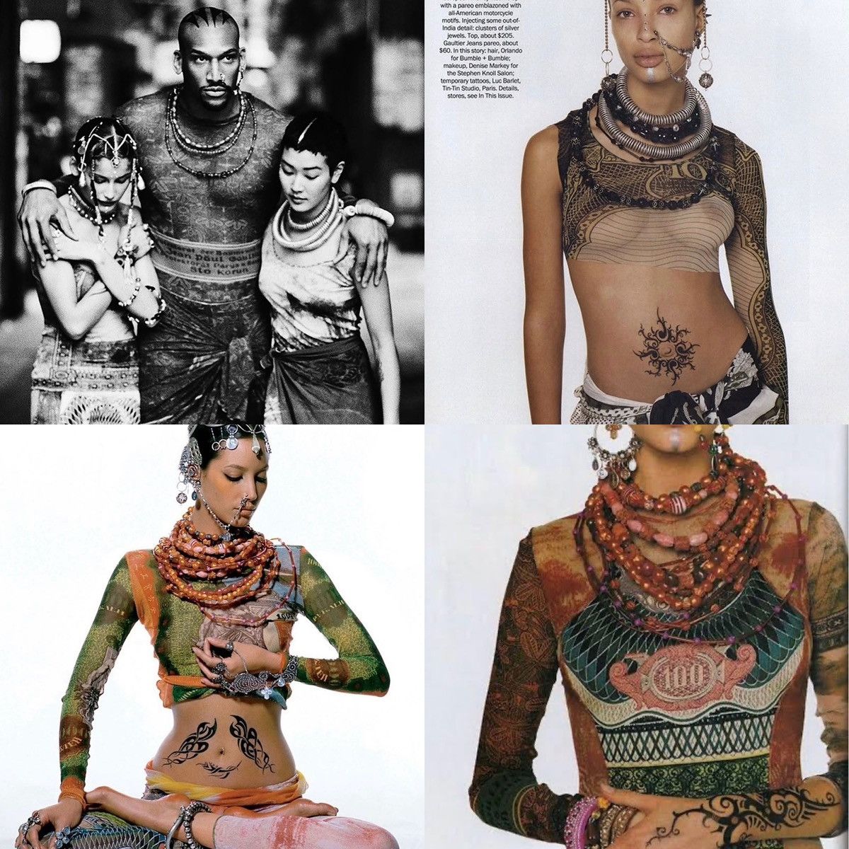 Jean Paul Gaultier Jean Paul Gaultier Maille 1994 Devil Hand & Dragon T Shirt Size US S / EU 44-46 / 1 - 5 Thumbnail