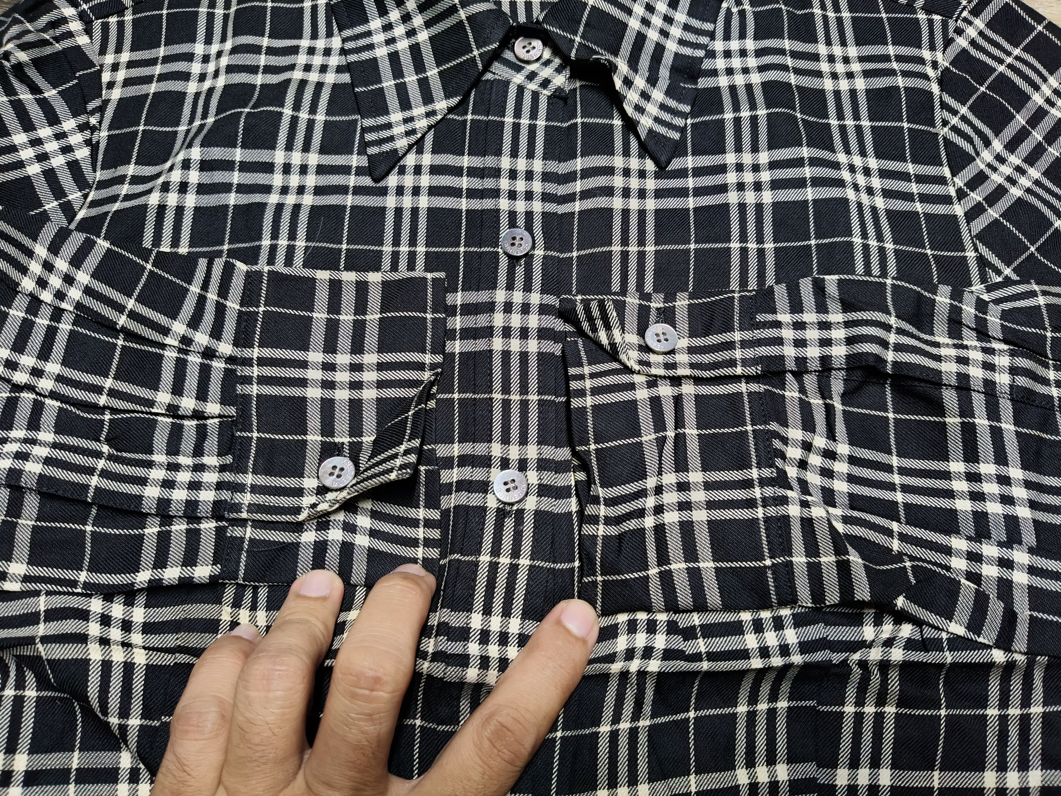 Burberry Burberry Nova Plaid Flannel Wool Size S / US 4 / IT 40 - 7 Thumbnail