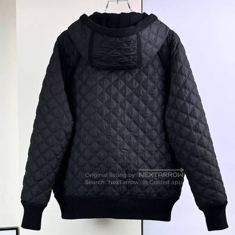 Hermes Hermes Reversible Diamond Quilted Hooded Down Jacket Size XXS / US 00 / IT 34 - 4 Thumbnail