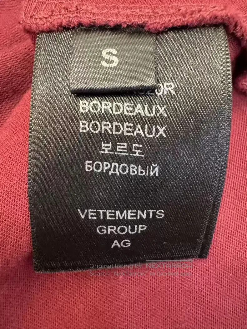 Vetements VETEMENTS Sanskrit印花 Short Sleeve Size US S / EU 44-46 / 1 - 5 Thumbnail