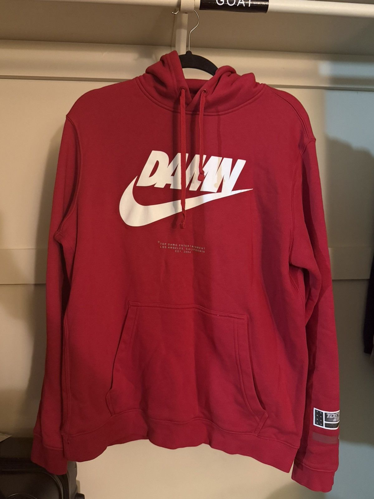 TDE x Nike “DAMN” Swoosh Logo Hoodie