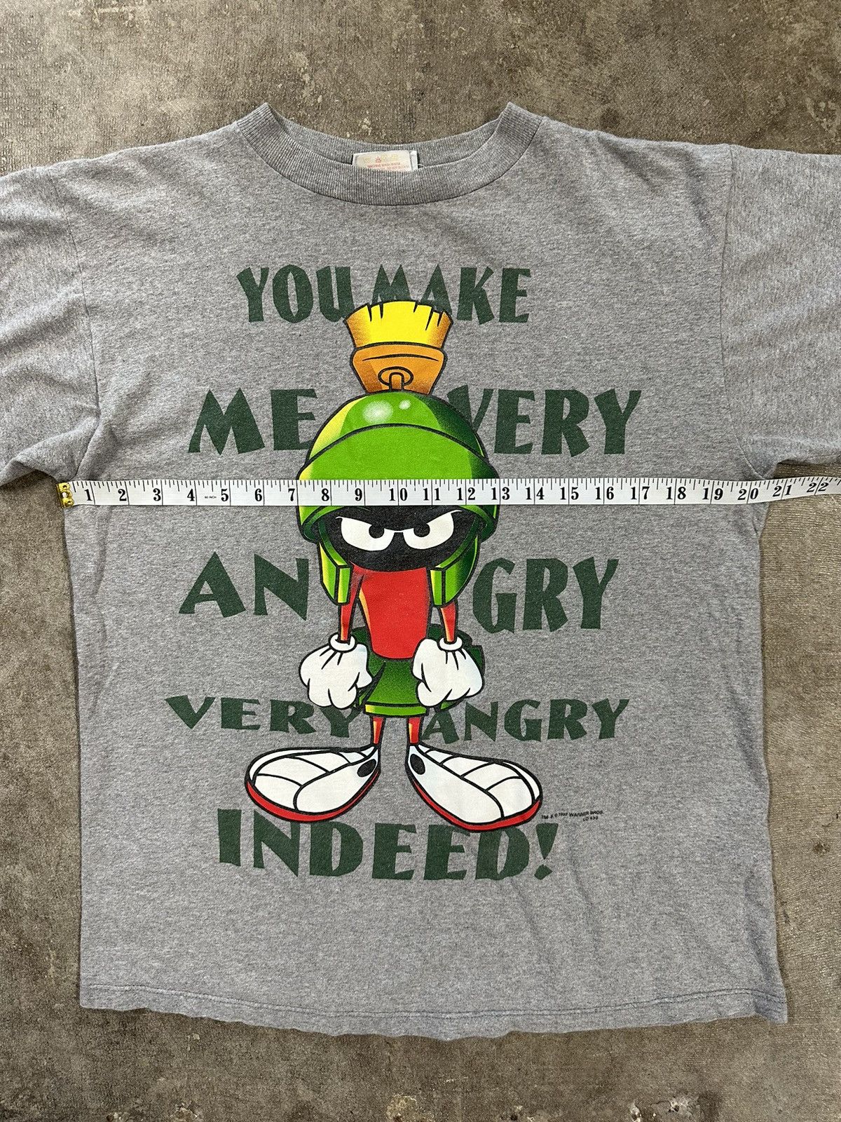 Cartoon Network Vintage 90s Looney Tunes Marvin The Martian T-Shirt Size US M / EU 48-50 / 2 - 7 Thumbnail